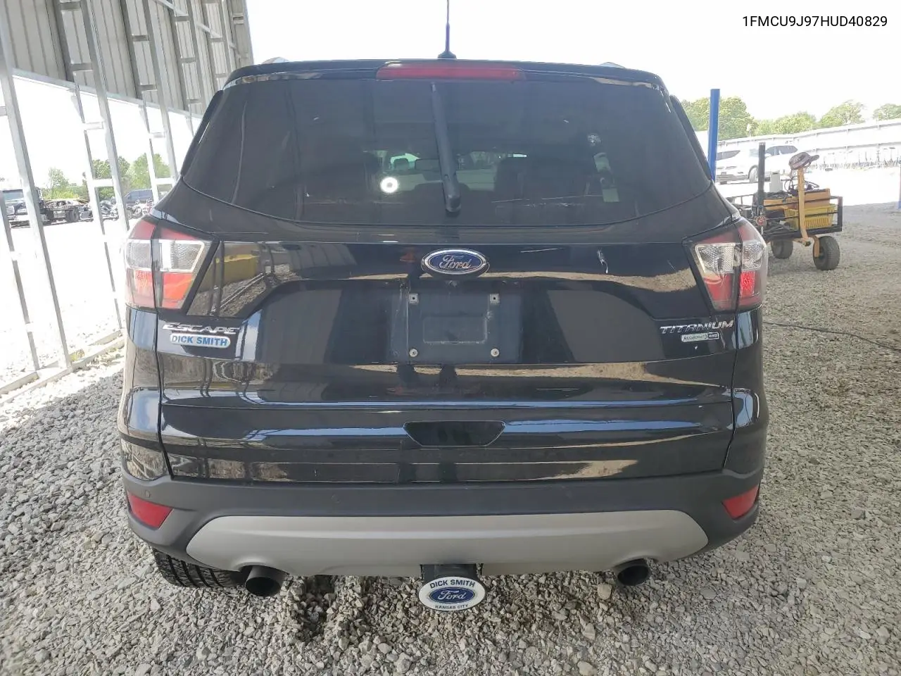 2017 Ford Escape Titanium VIN: 1FMCU9J97HUD40829 Lot: 56828865