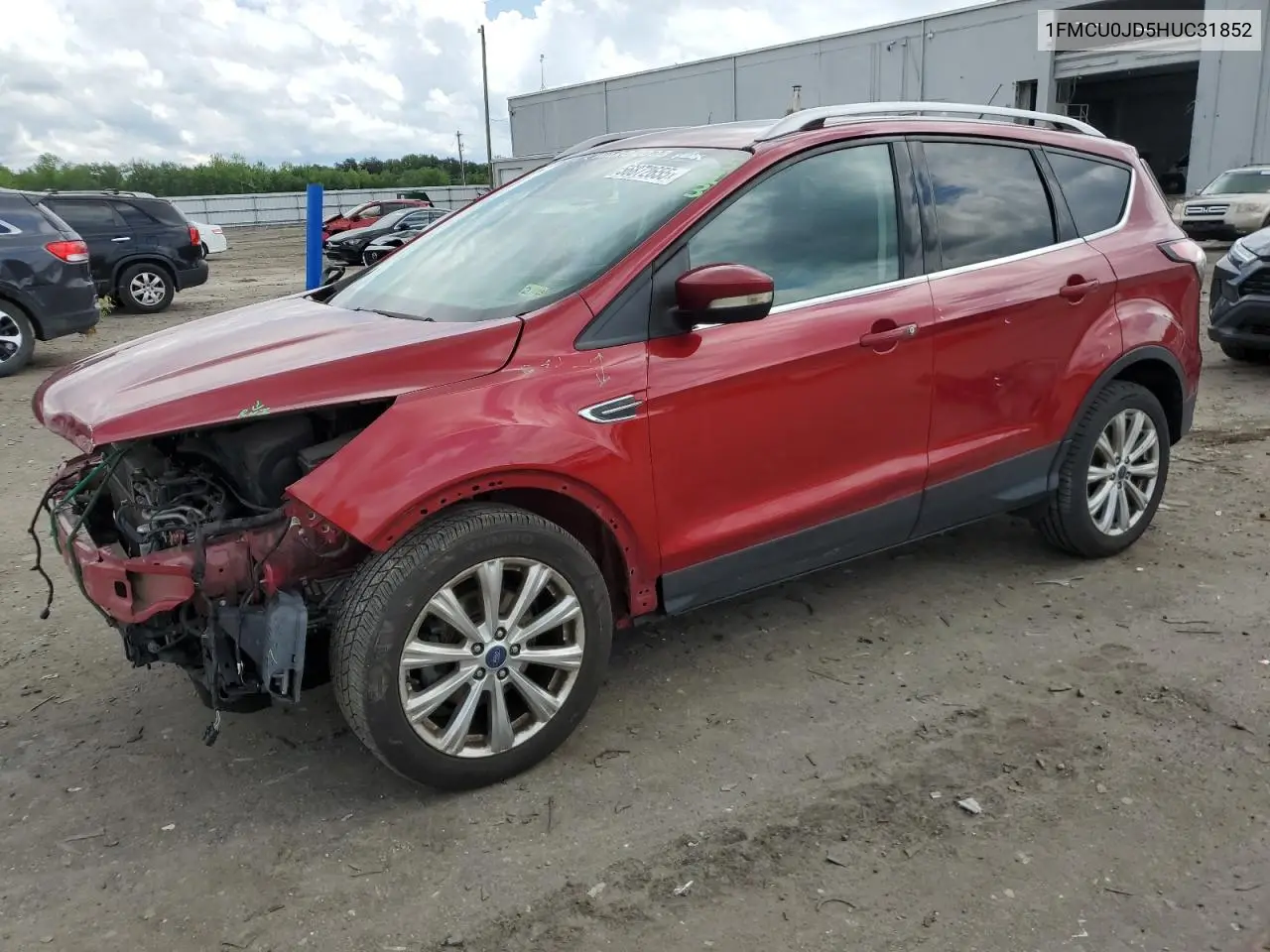 2017 Ford Escape Titanium VIN: 1FMCU0JD5HUC31852 Lot: 56872655