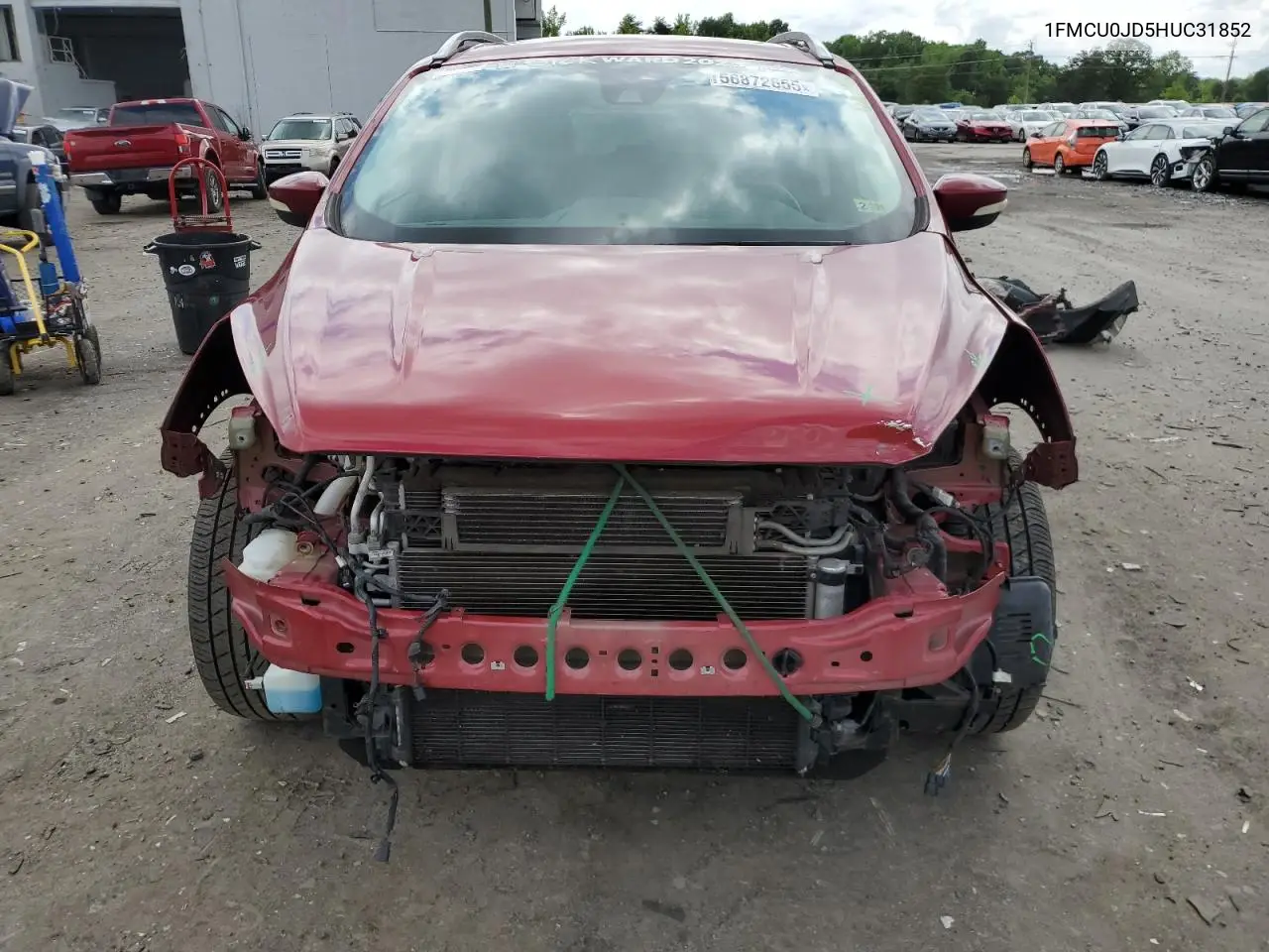 2017 Ford Escape Titanium VIN: 1FMCU0JD5HUC31852 Lot: 56872655
