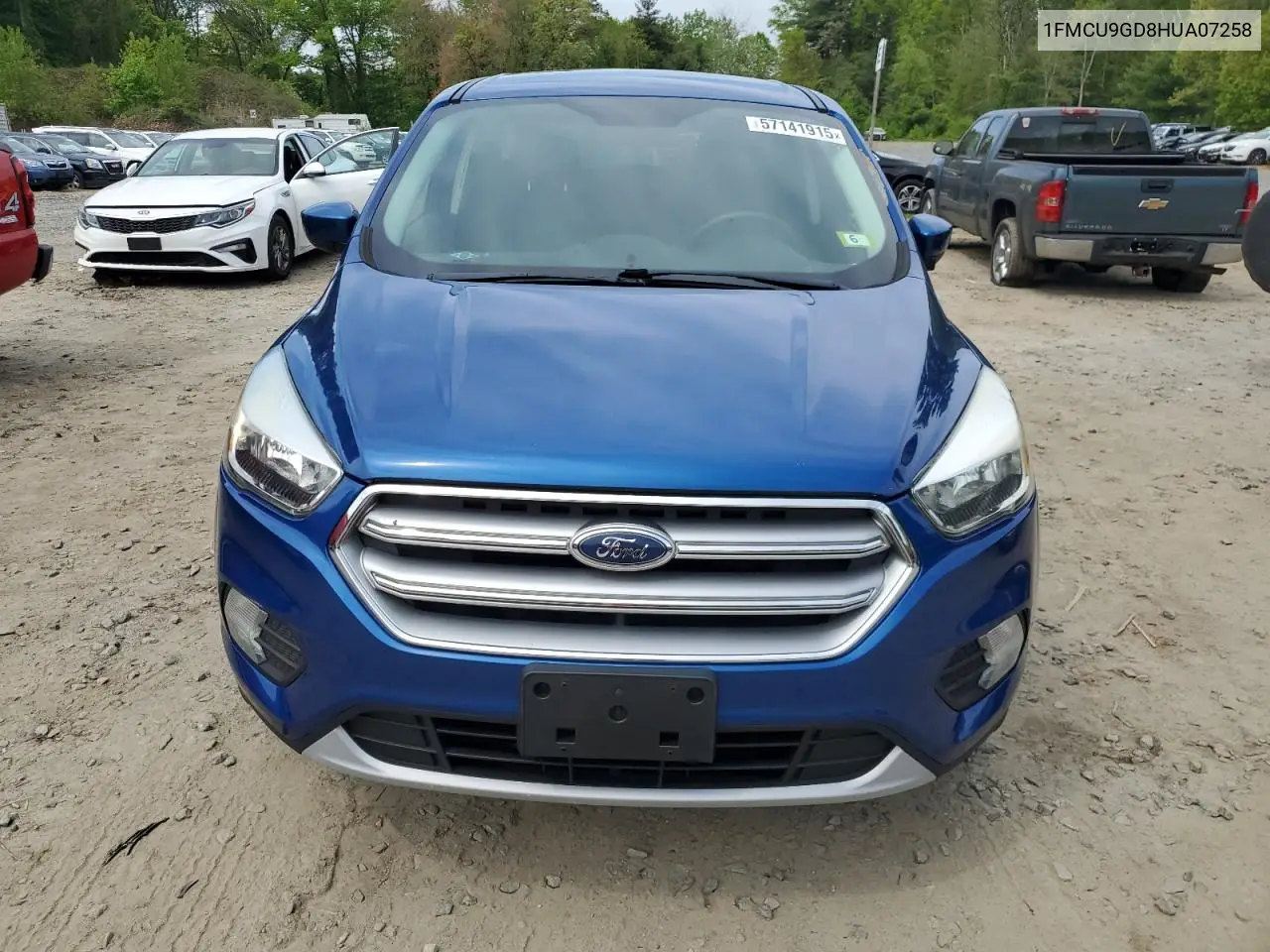 2017 Ford Escape Se VIN: 1FMCU9GD8HUA07258 Lot: 57141915