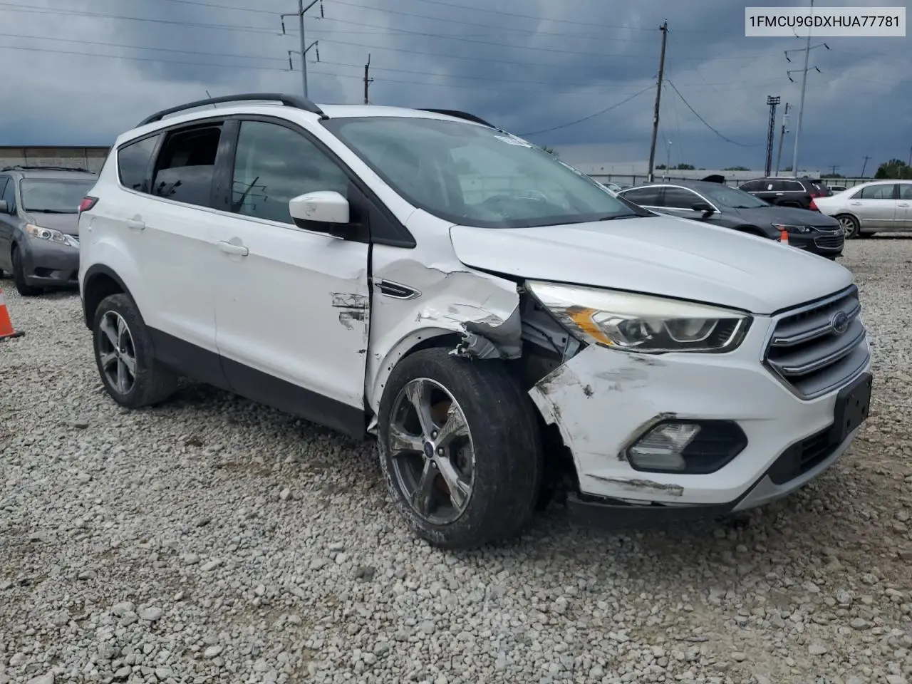 2017 Ford Escape Se VIN: 1FMCU9GDXHUA77781 Lot: 62142365