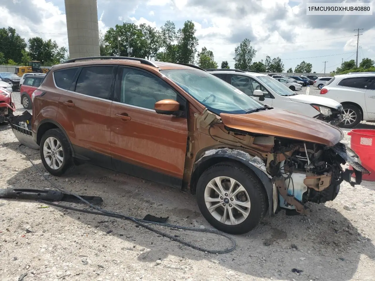 2017 Ford Escape Se VIN: 1FMCU9GDXHUB40880 Lot: 62189695