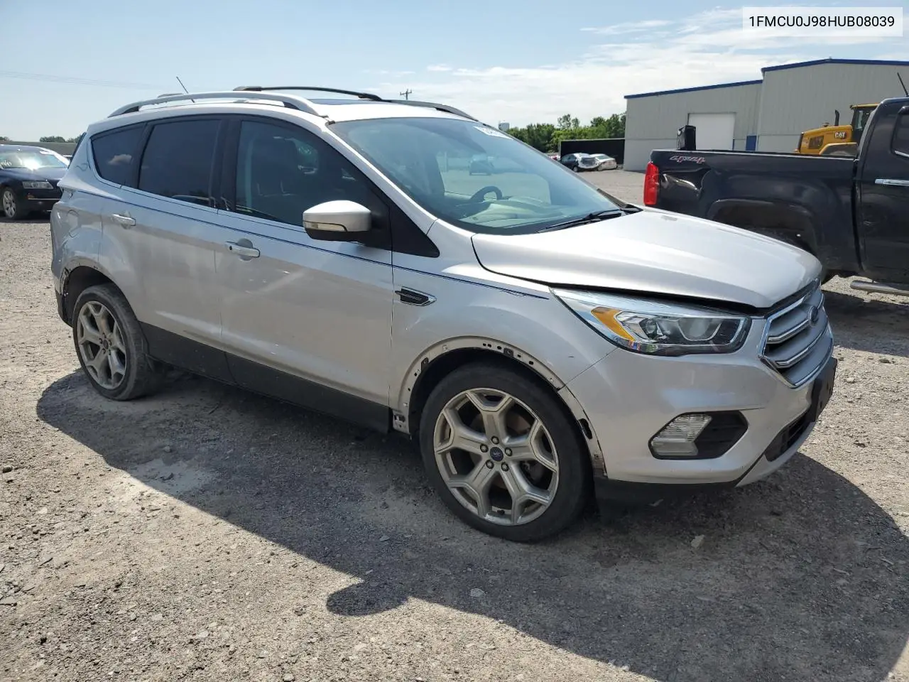 2017 Ford Escape Titanium VIN: 1FMCU0J98HUB08039 Lot: 62487515