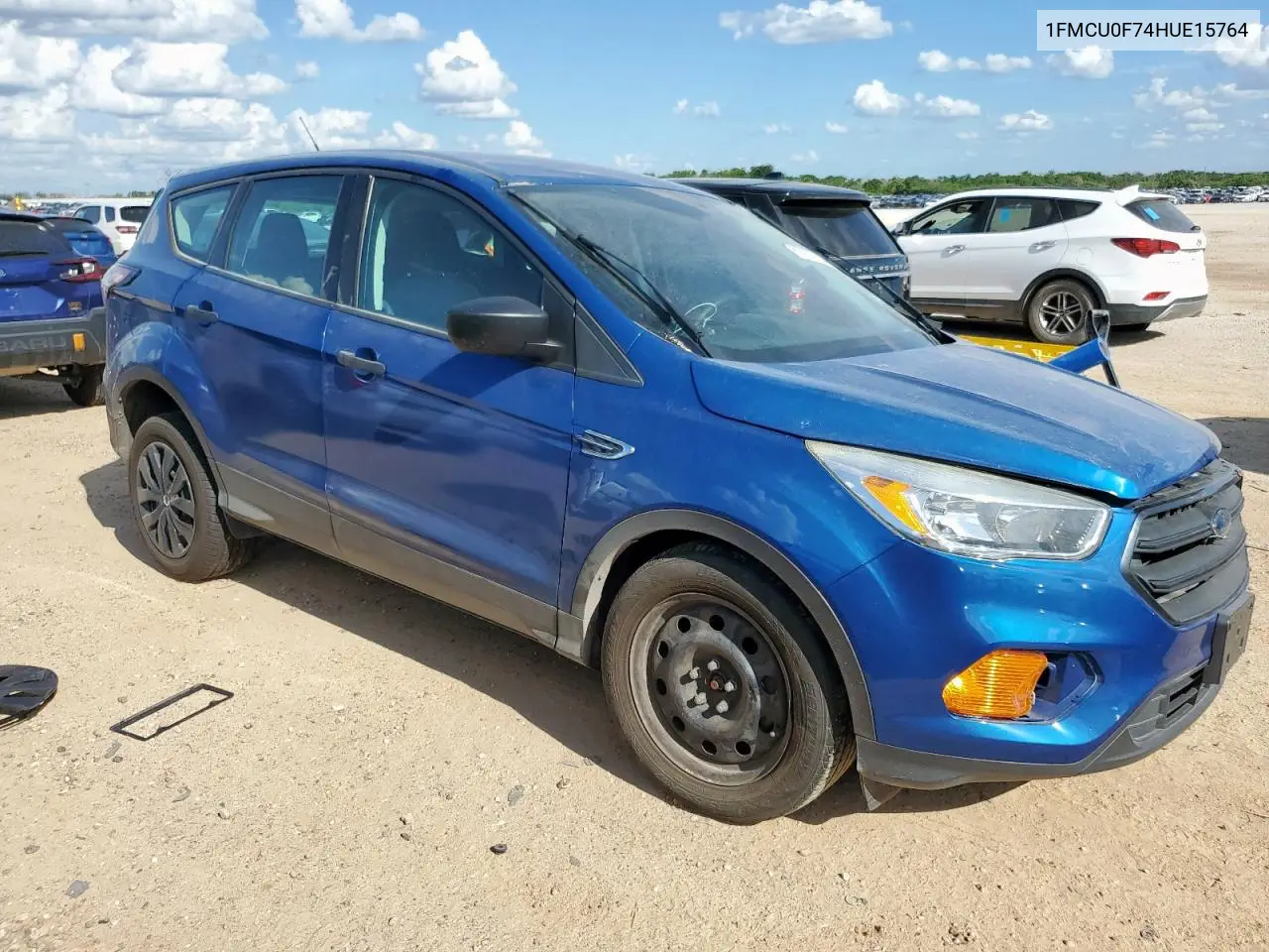 2017 Ford Escape S VIN: 1FMCU0F74HUE15764 Lot: 62561125