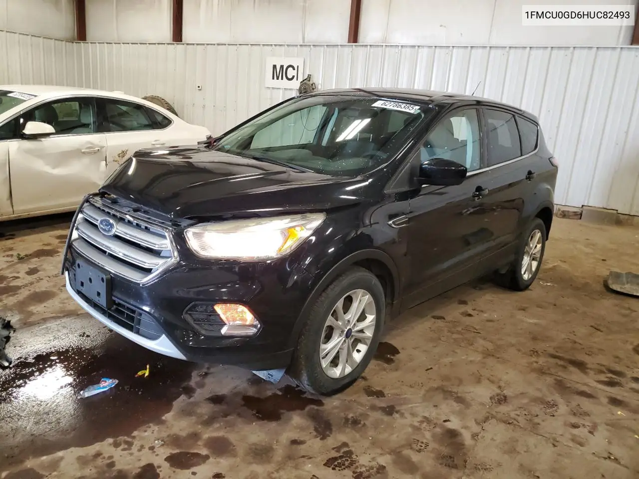 2017 Ford Escape Se VIN: 1FMCU0GD6HUC82493 Lot: 62786385