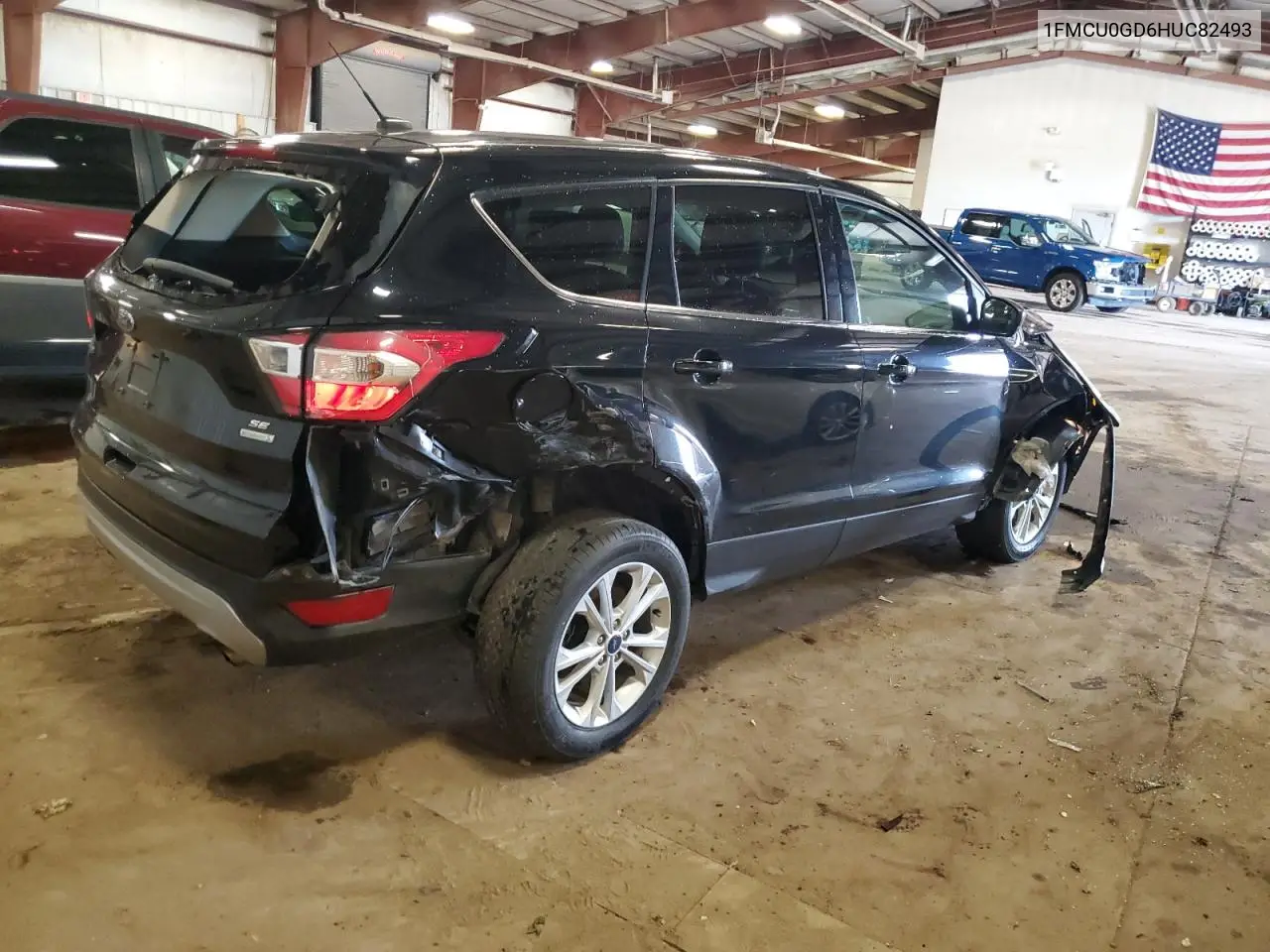 2017 Ford Escape Se VIN: 1FMCU0GD6HUC82493 Lot: 62786385