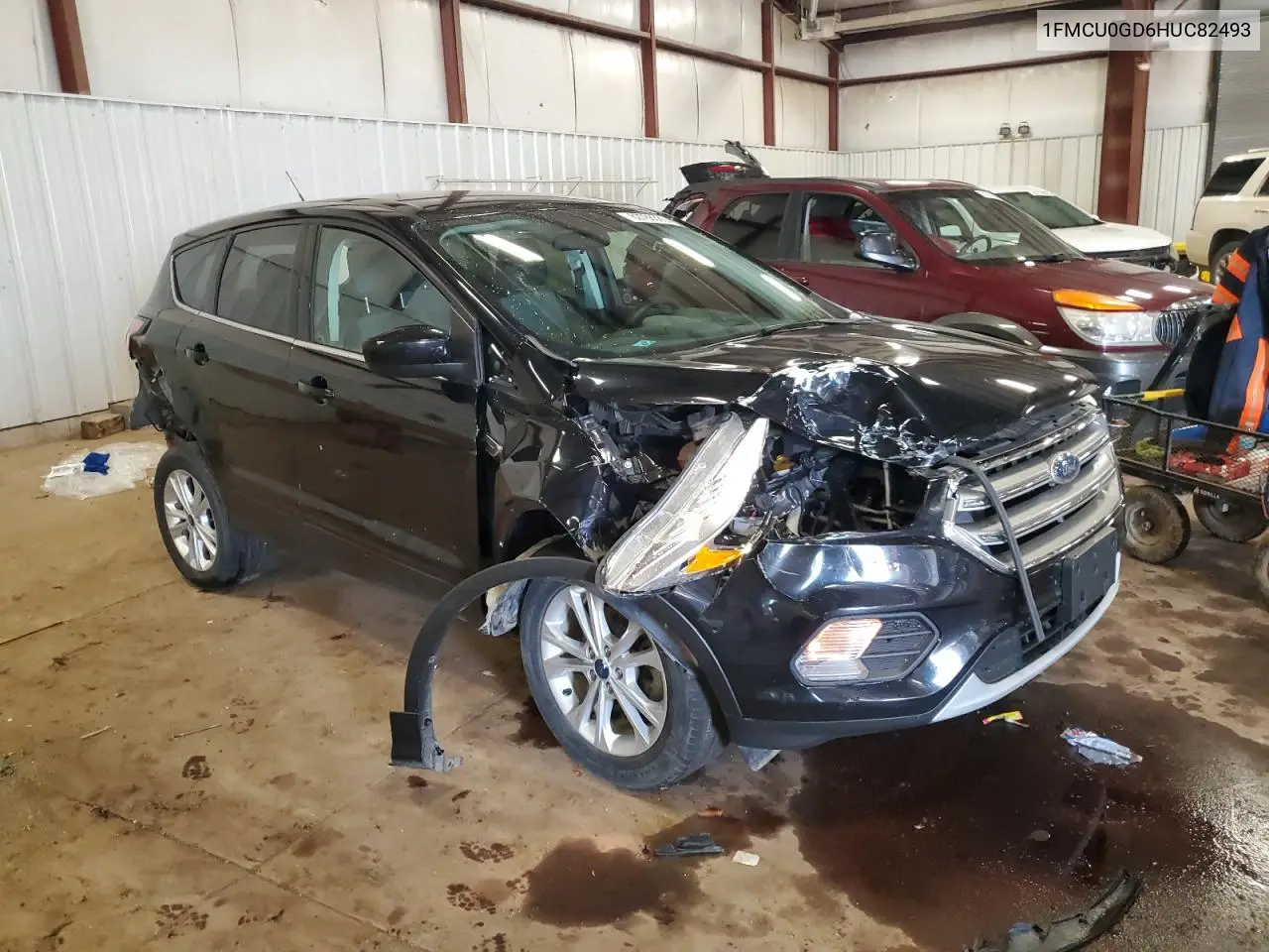 2017 Ford Escape Se VIN: 1FMCU0GD6HUC82493 Lot: 62786385