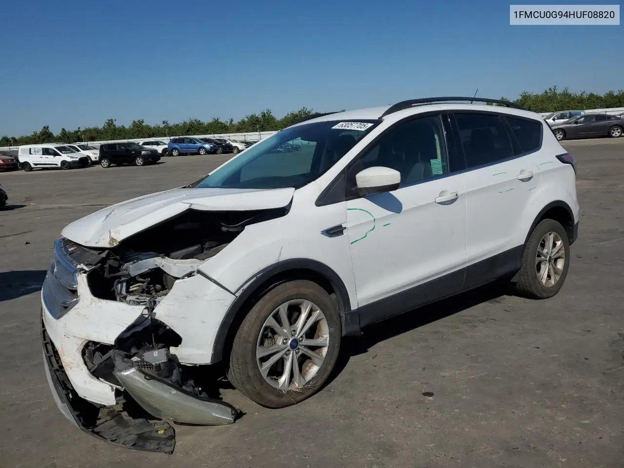 2017 Ford Escape Se VIN: 1FMCU0G94HUF08820 Lot: 63057705