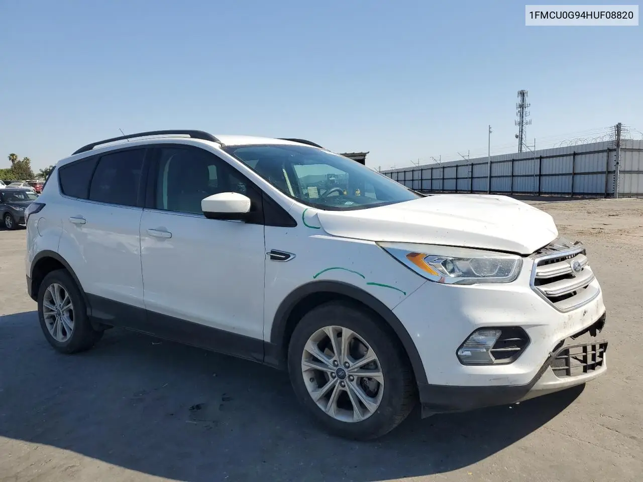 2017 Ford Escape Se VIN: 1FMCU0G94HUF08820 Lot: 63057705