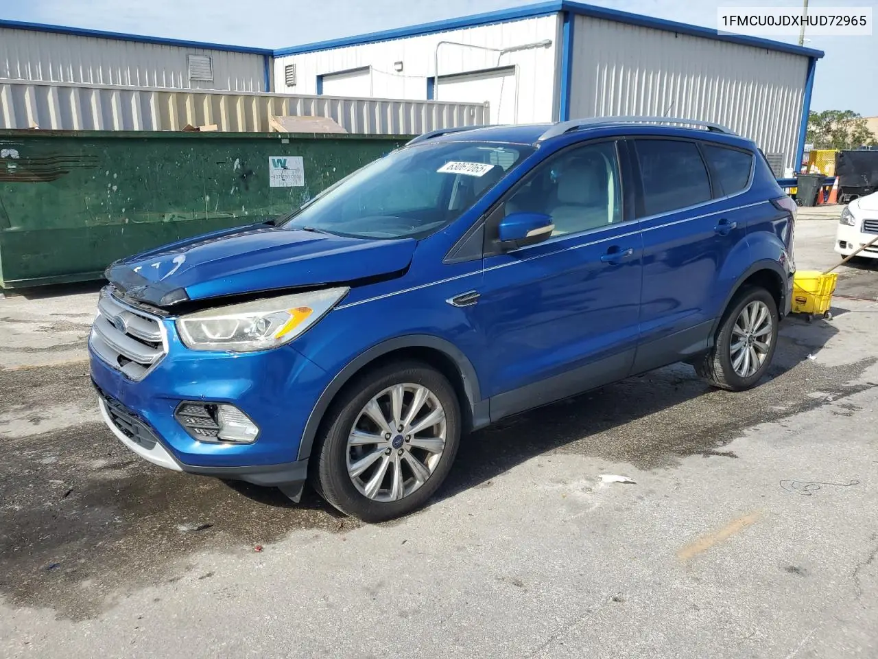 2017 Ford Escape Titanium VIN: 1FMCU0JDXHUD72965 Lot: 63067065