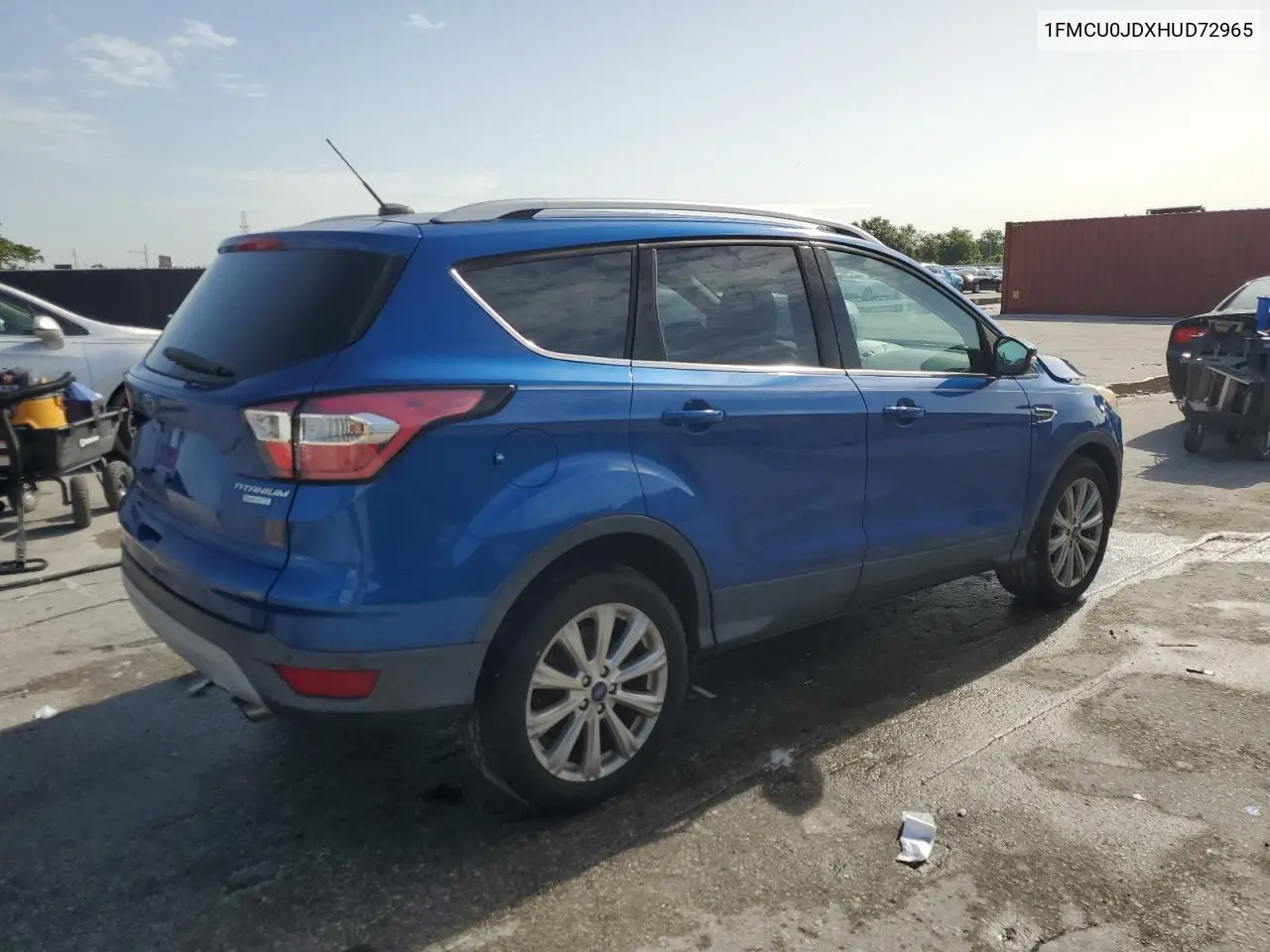 2017 Ford Escape Titanium VIN: 1FMCU0JDXHUD72965 Lot: 63067065