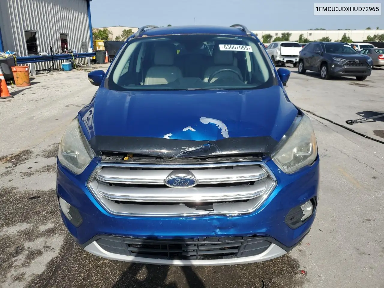 2017 Ford Escape Titanium VIN: 1FMCU0JDXHUD72965 Lot: 63067065