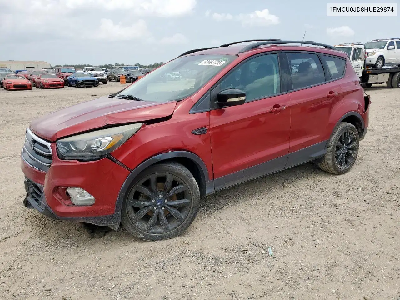 2017 Ford Escape Titanium VIN: 1FMCU0JD8HUE29874 Lot: 63097435