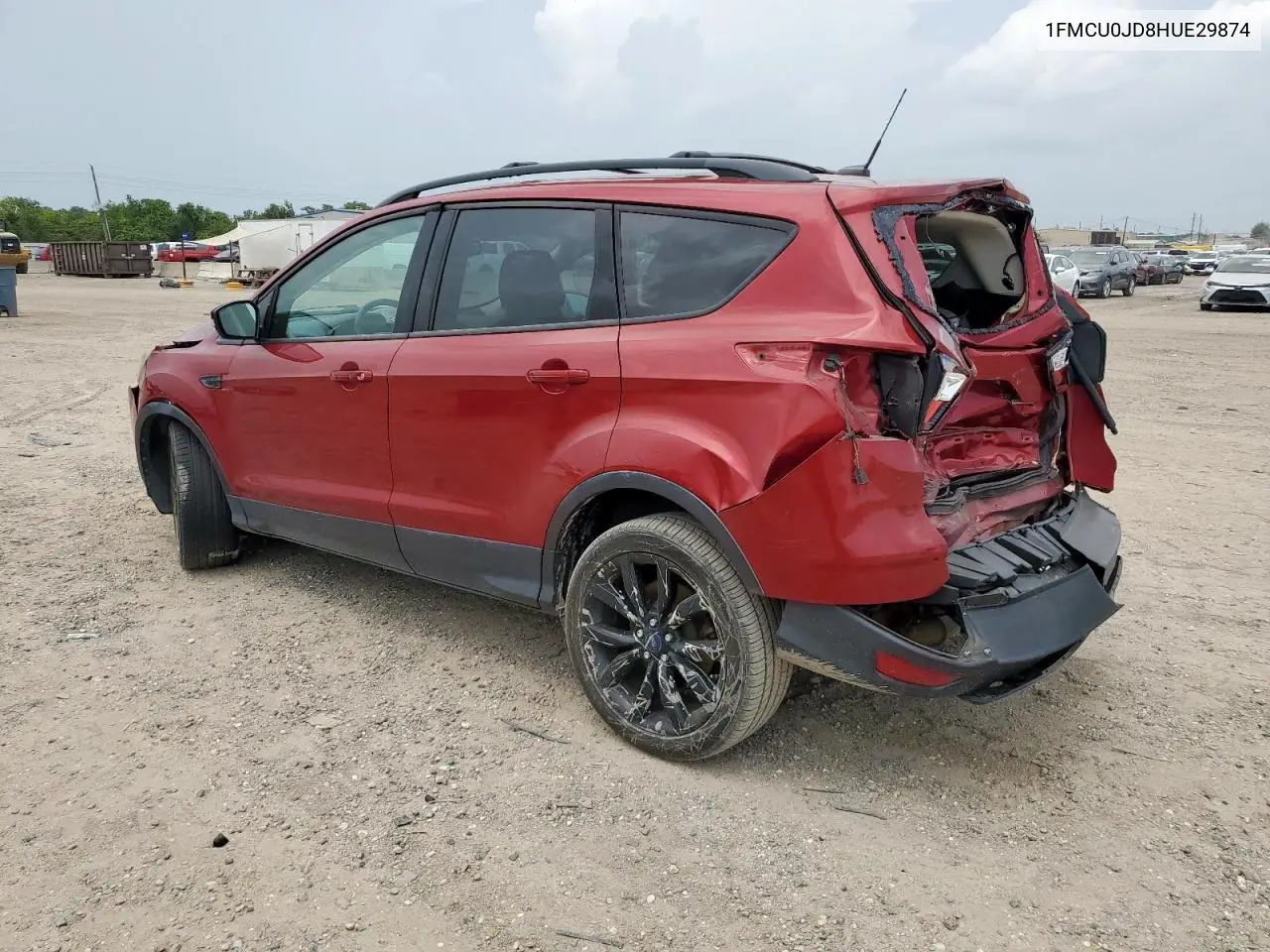 2017 Ford Escape Titanium VIN: 1FMCU0JD8HUE29874 Lot: 63097435