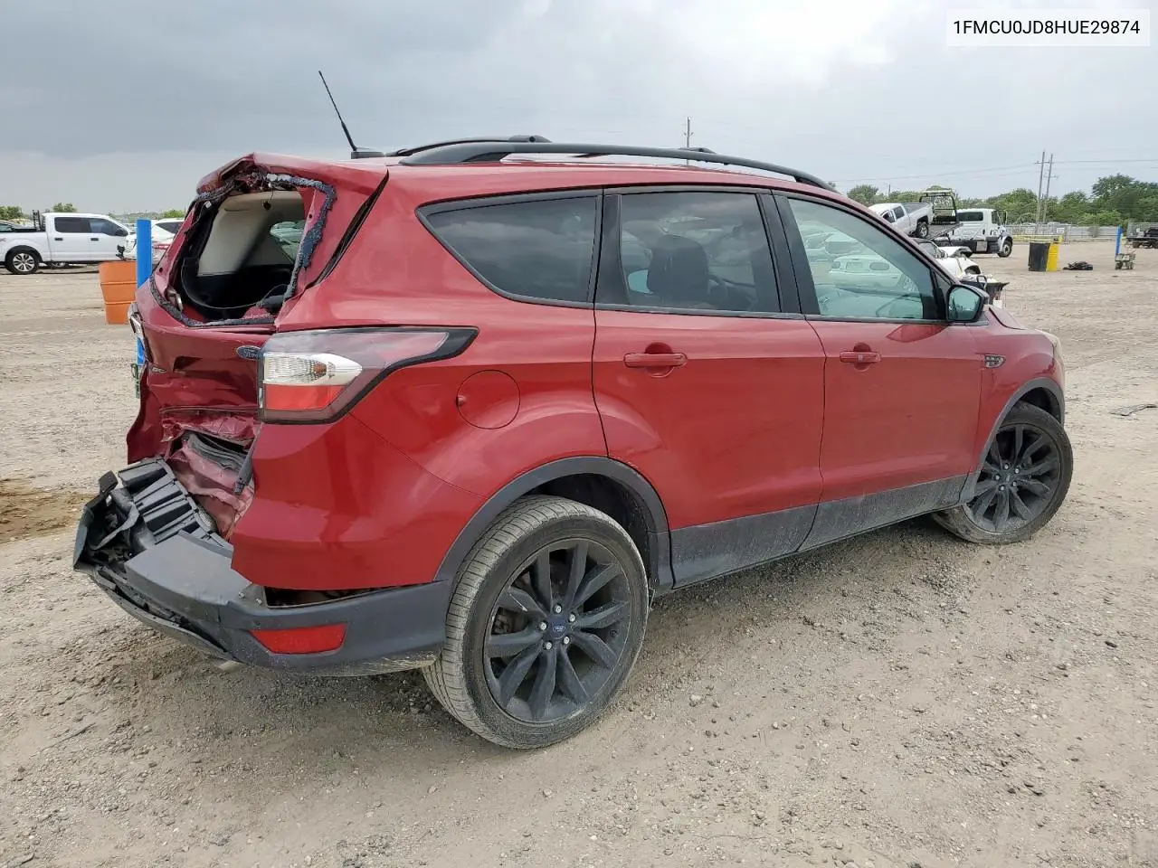 2017 Ford Escape Titanium VIN: 1FMCU0JD8HUE29874 Lot: 63097435