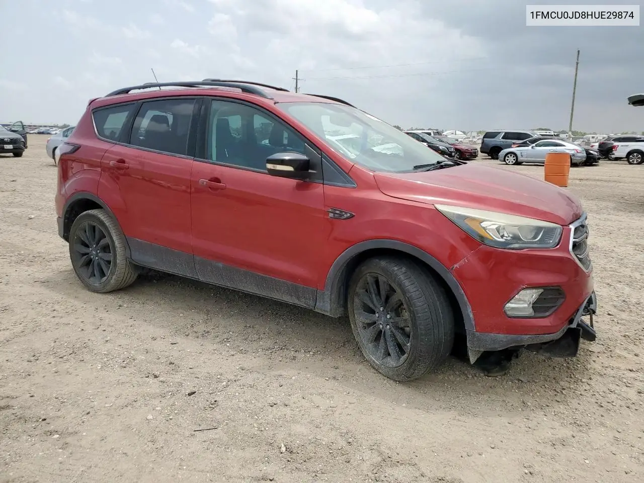 2017 Ford Escape Titanium VIN: 1FMCU0JD8HUE29874 Lot: 63097435