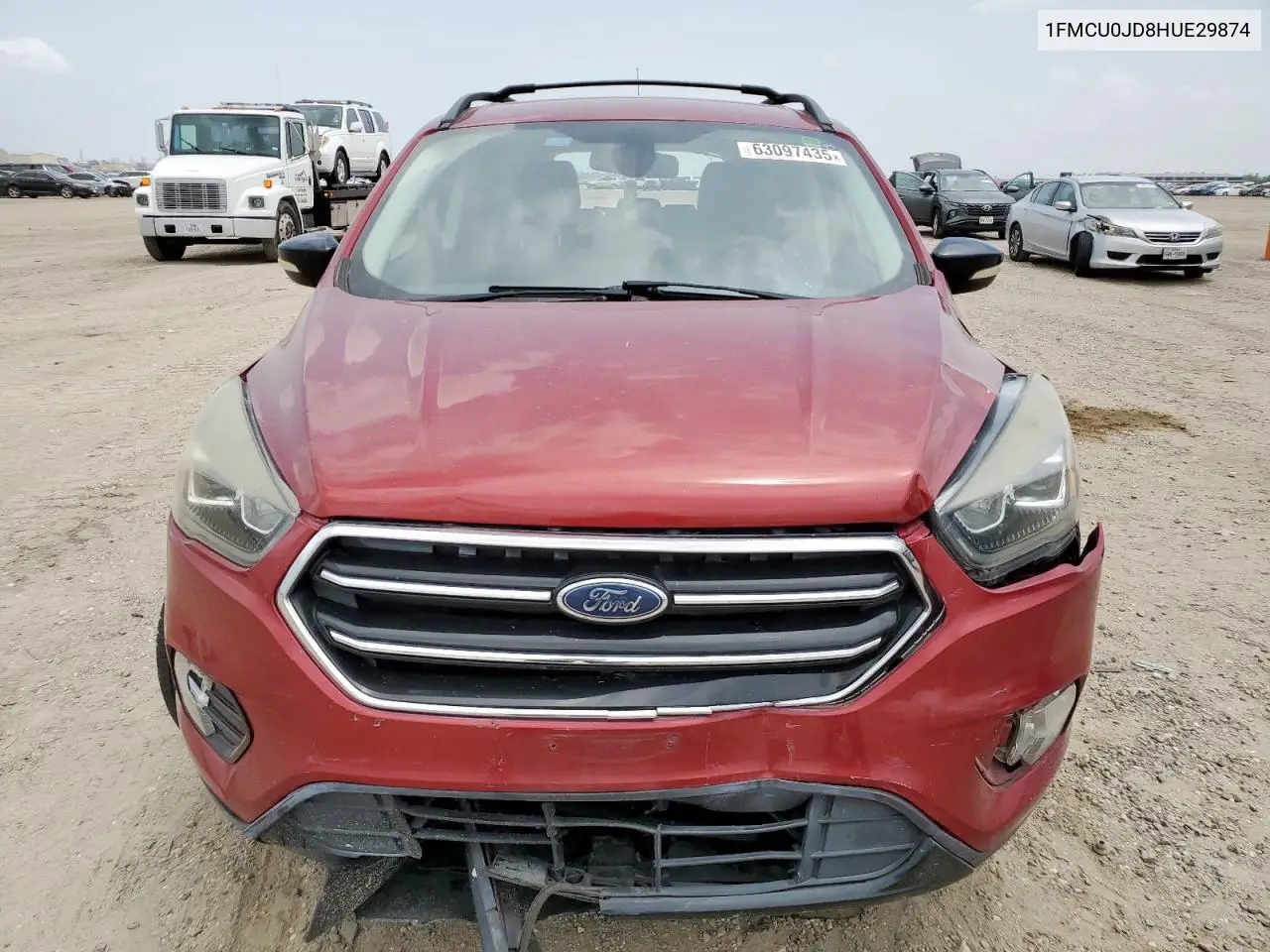2017 Ford Escape Titanium VIN: 1FMCU0JD8HUE29874 Lot: 63097435
