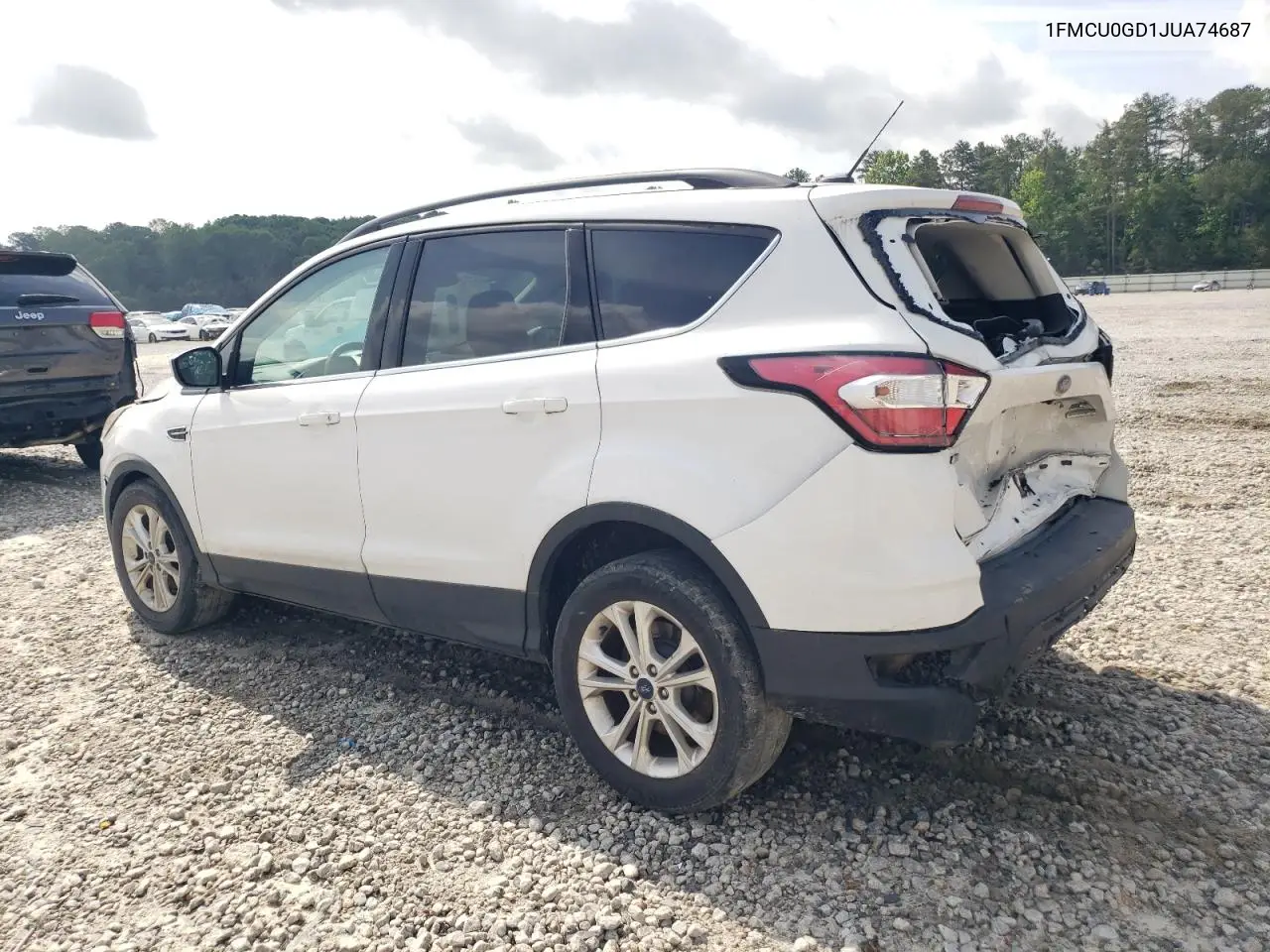 2018 Ford Escape Se VIN: 1FMCU0GD1JUA74687 Lot: 54050545