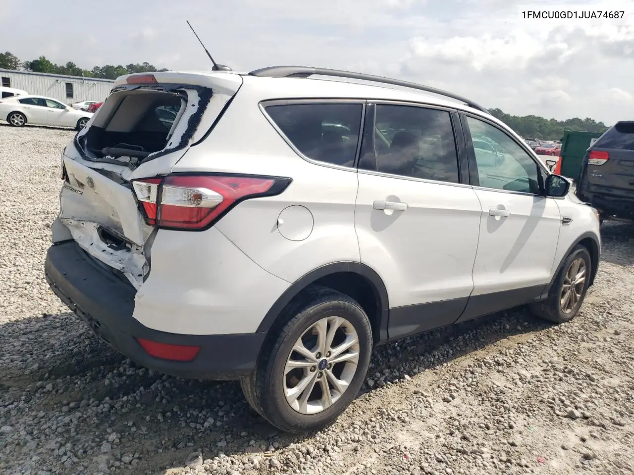 2018 Ford Escape Se VIN: 1FMCU0GD1JUA74687 Lot: 54050545