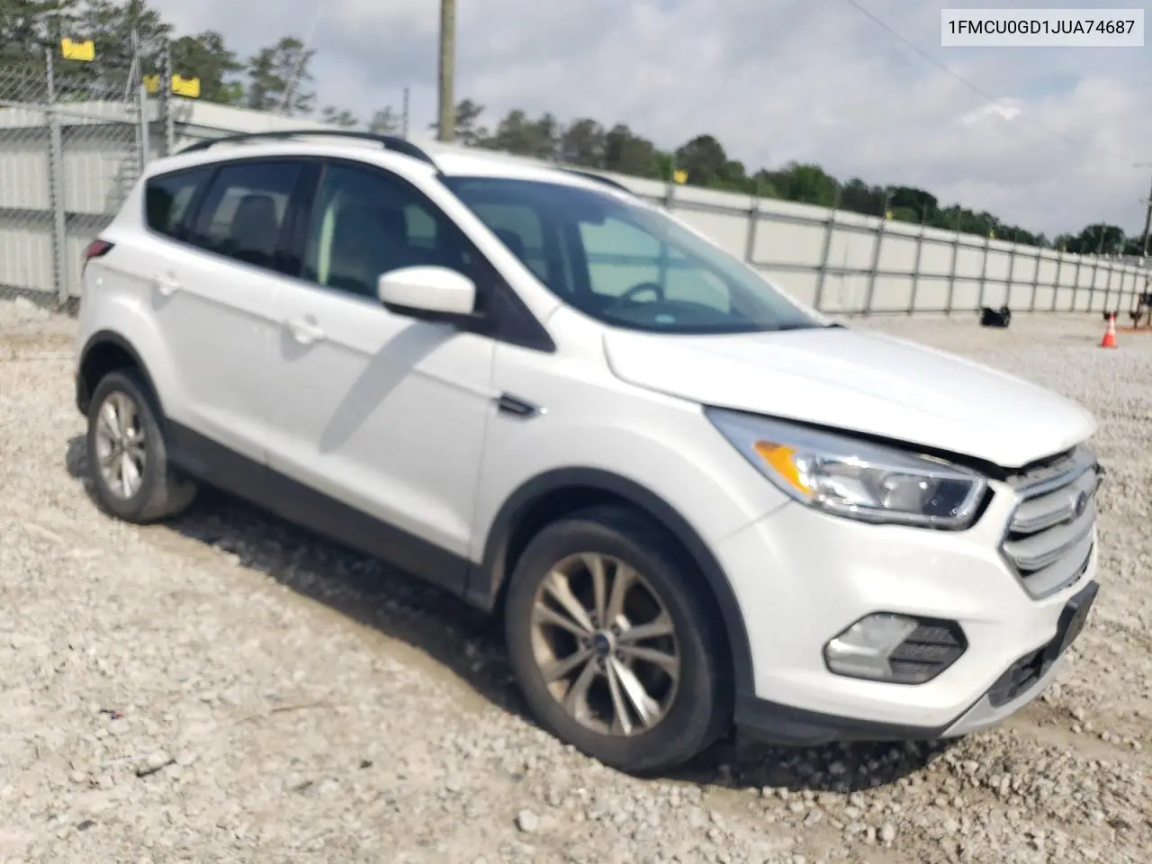 2018 Ford Escape Se VIN: 1FMCU0GD1JUA74687 Lot: 54050545