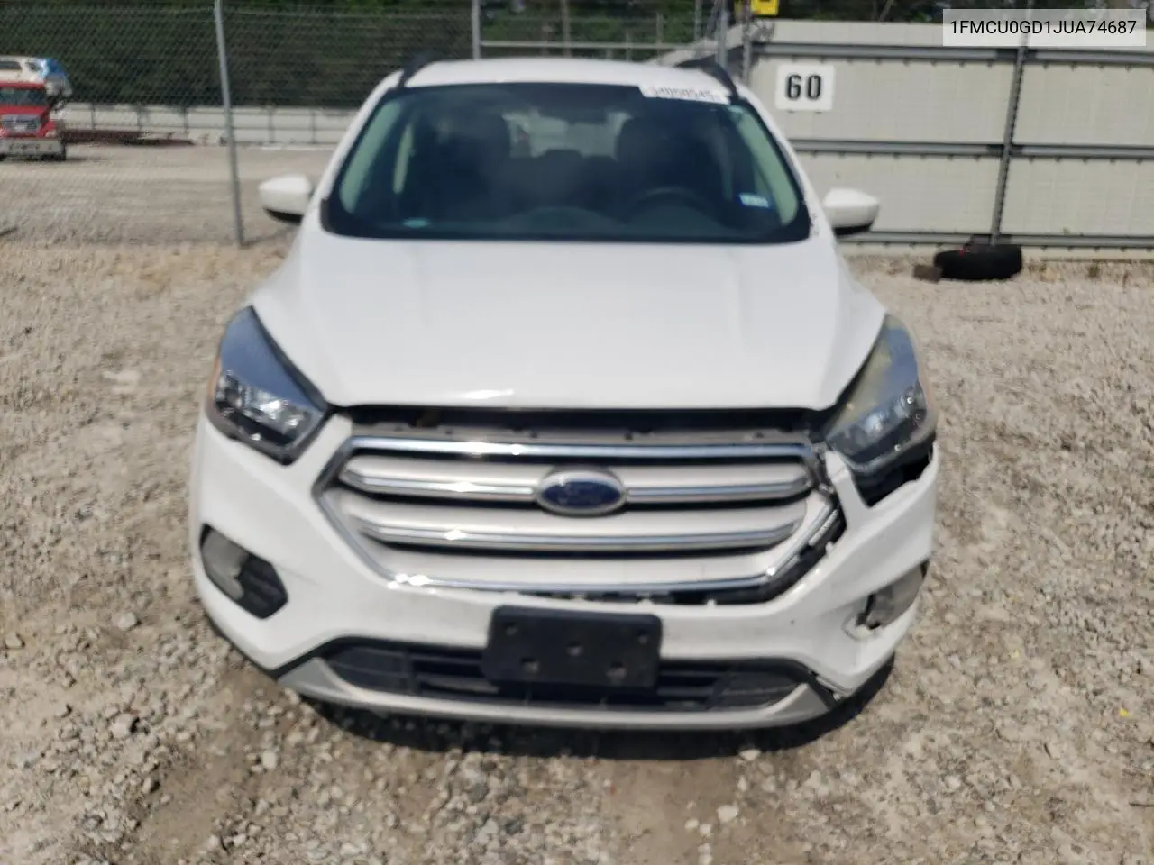 2018 Ford Escape Se VIN: 1FMCU0GD1JUA74687 Lot: 54050545