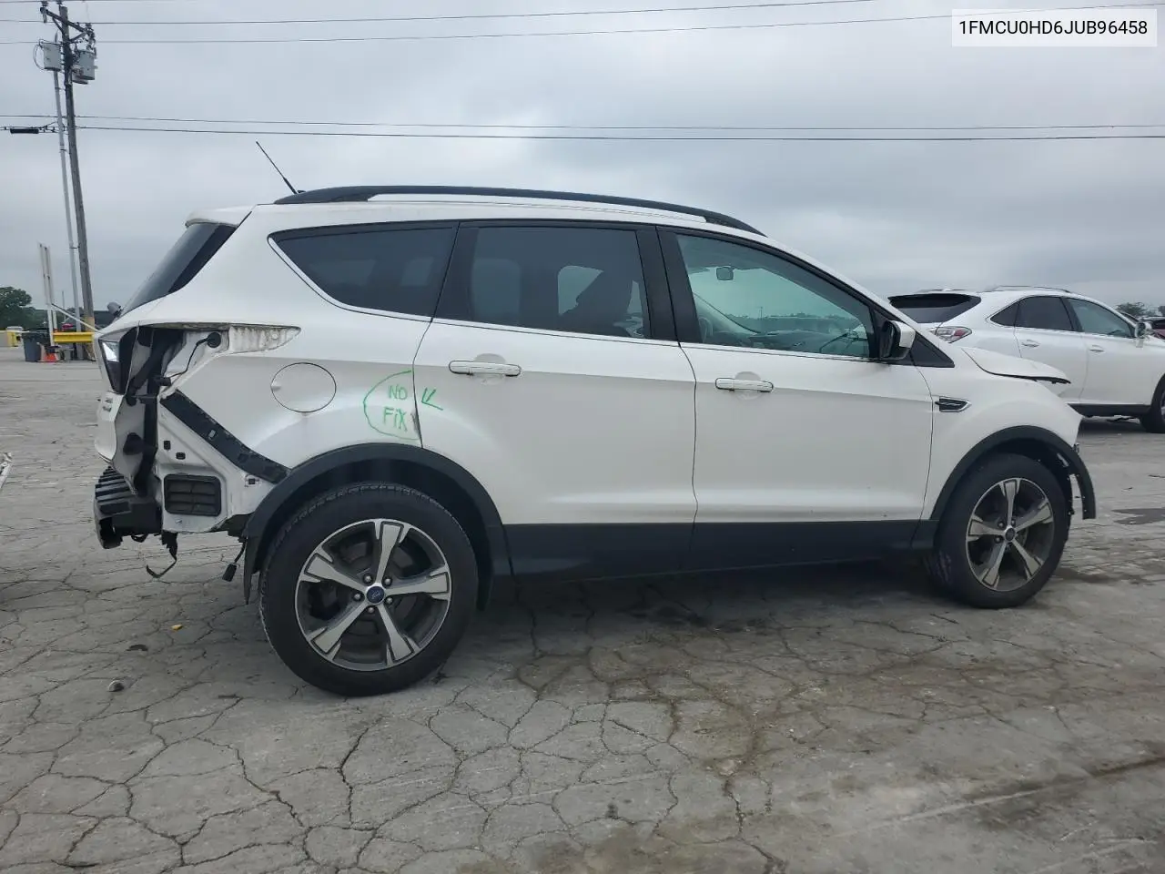 2018 Ford Escape Sel VIN: 1FMCU0HD6JUB96458 Lot: 56632975