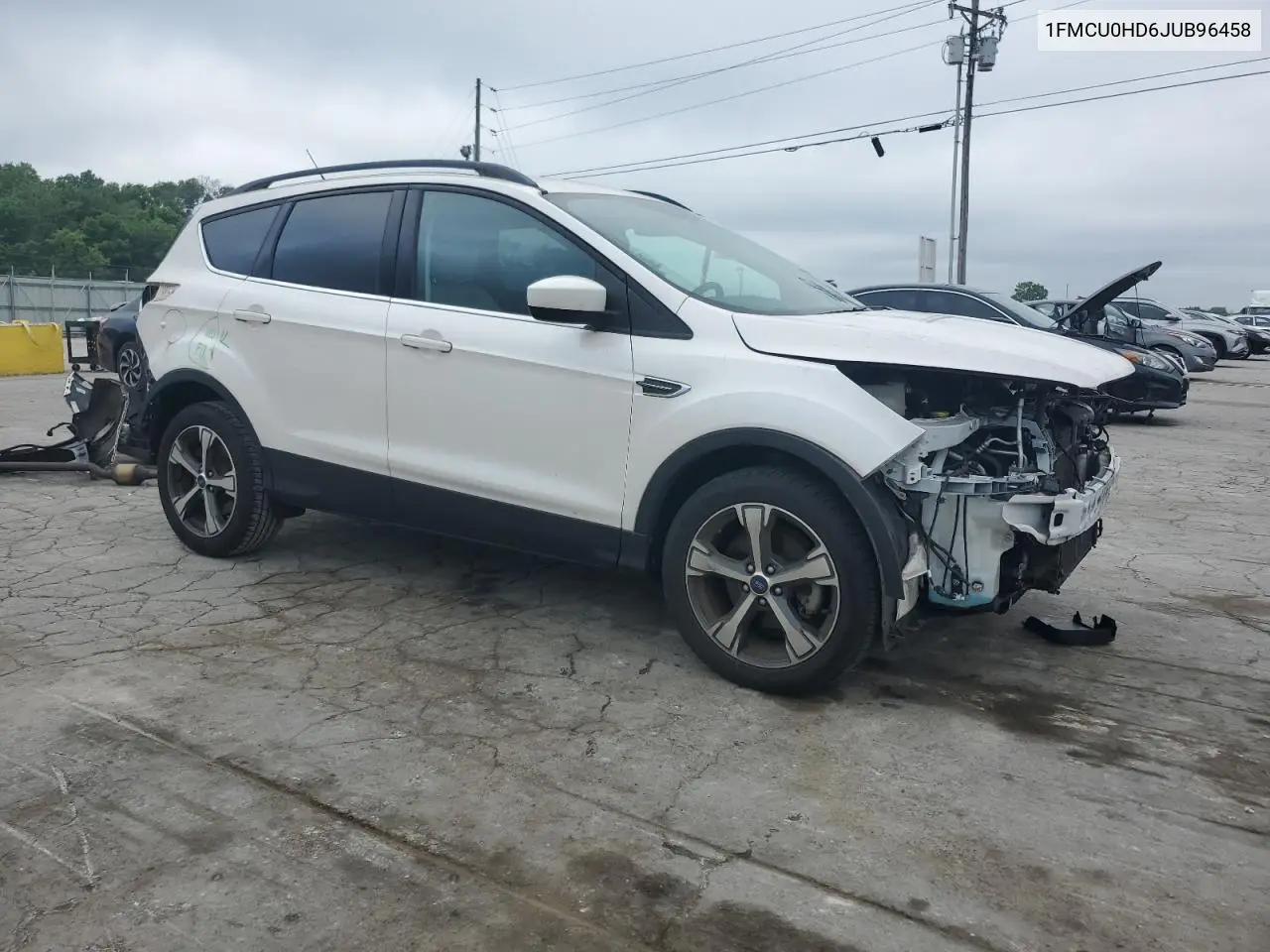 2018 Ford Escape Sel VIN: 1FMCU0HD6JUB96458 Lot: 56632975