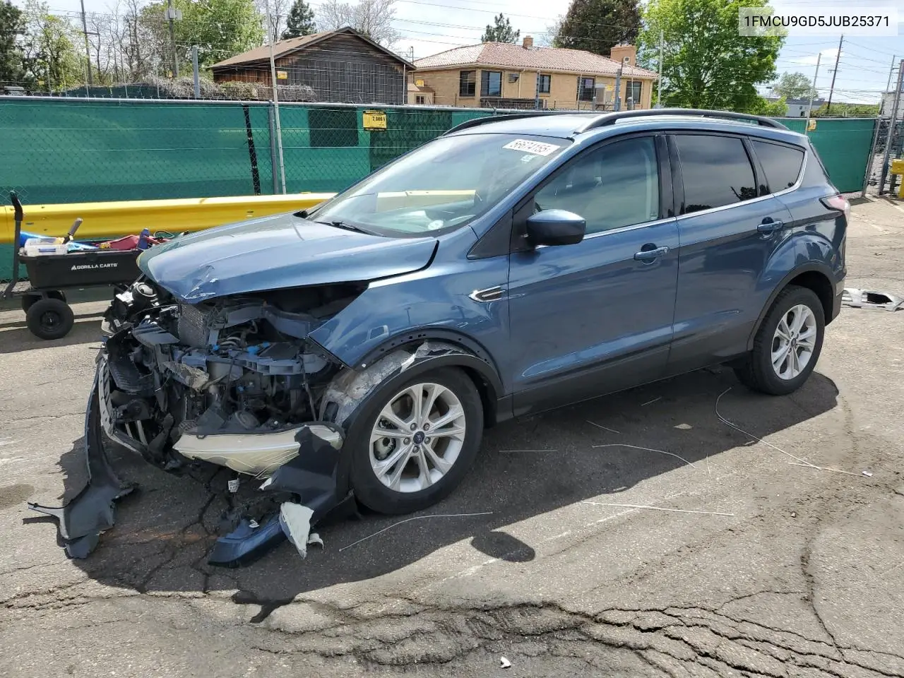 2018 Ford Escape Se VIN: 1FMCU9GD5JUB25371 Lot: 56674155