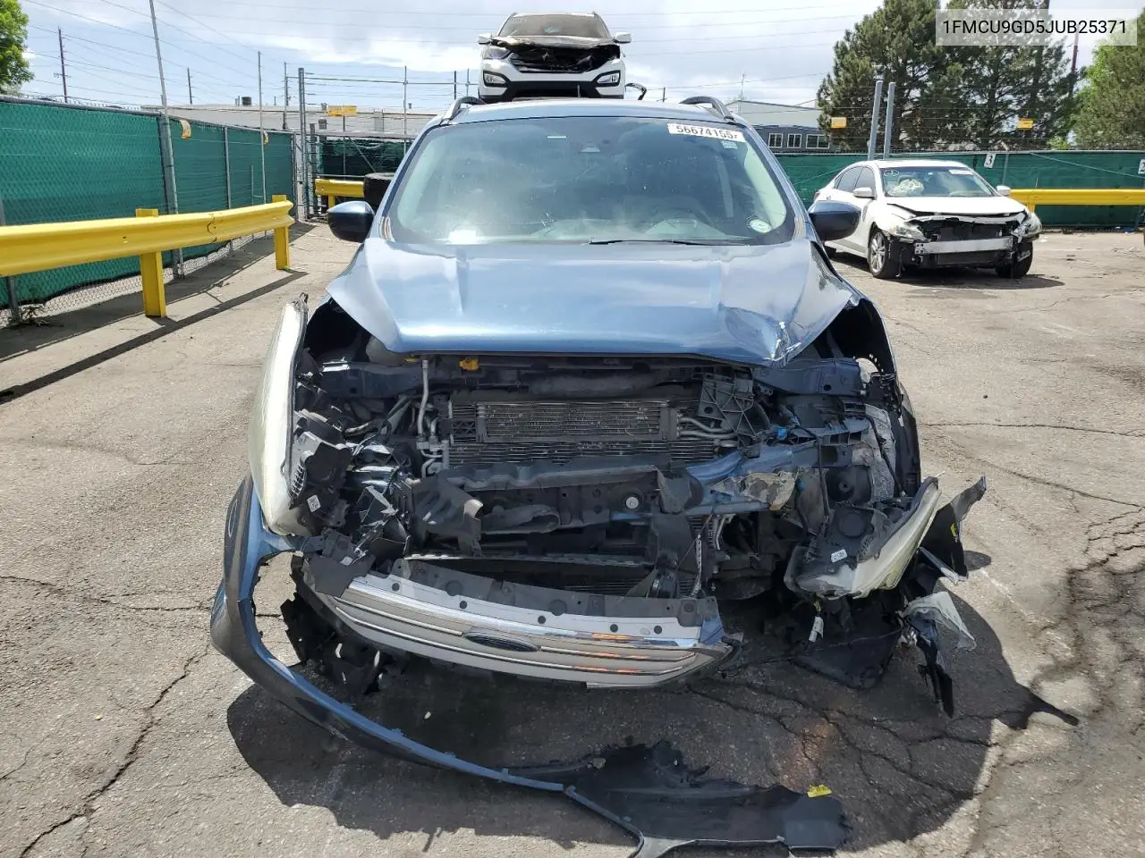 2018 Ford Escape Se VIN: 1FMCU9GD5JUB25371 Lot: 56674155