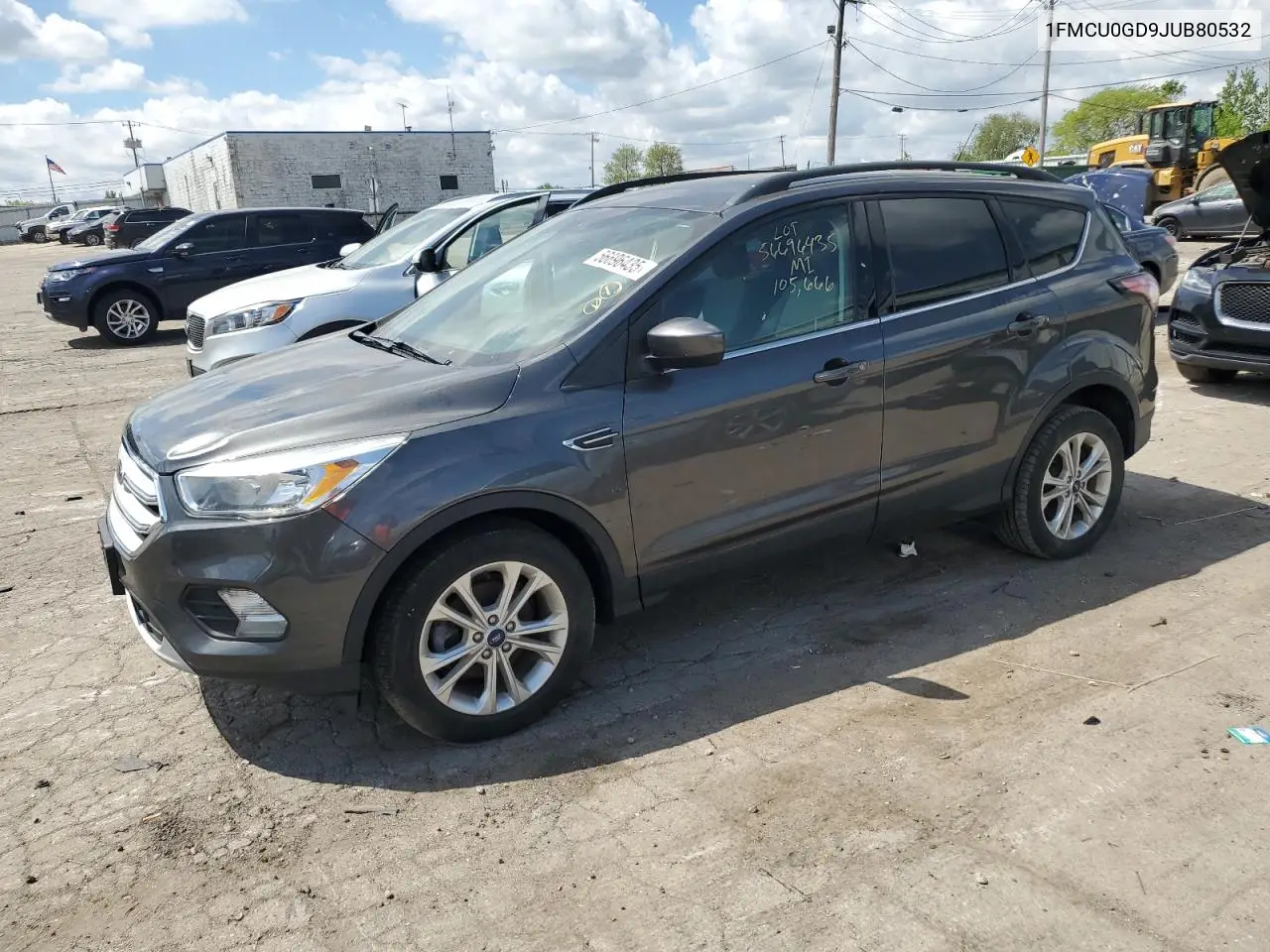 2018 Ford Escape Se VIN: 1FMCU0GD9JUB80532 Lot: 56696435