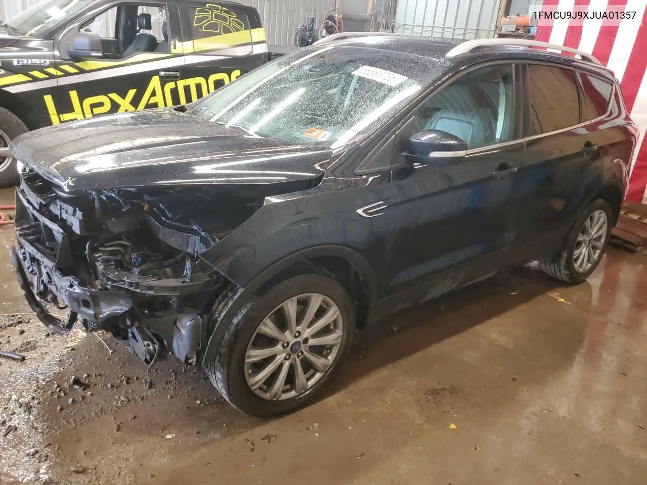 2018 Ford Escape Titanium VIN: 1FMCU9J9XJUA01357 Lot: 56868735