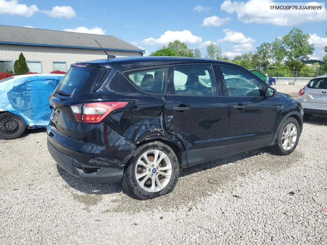 2018 Ford Escape S VIN: 1FMCU0F79JUA89899 Lot: 56906415