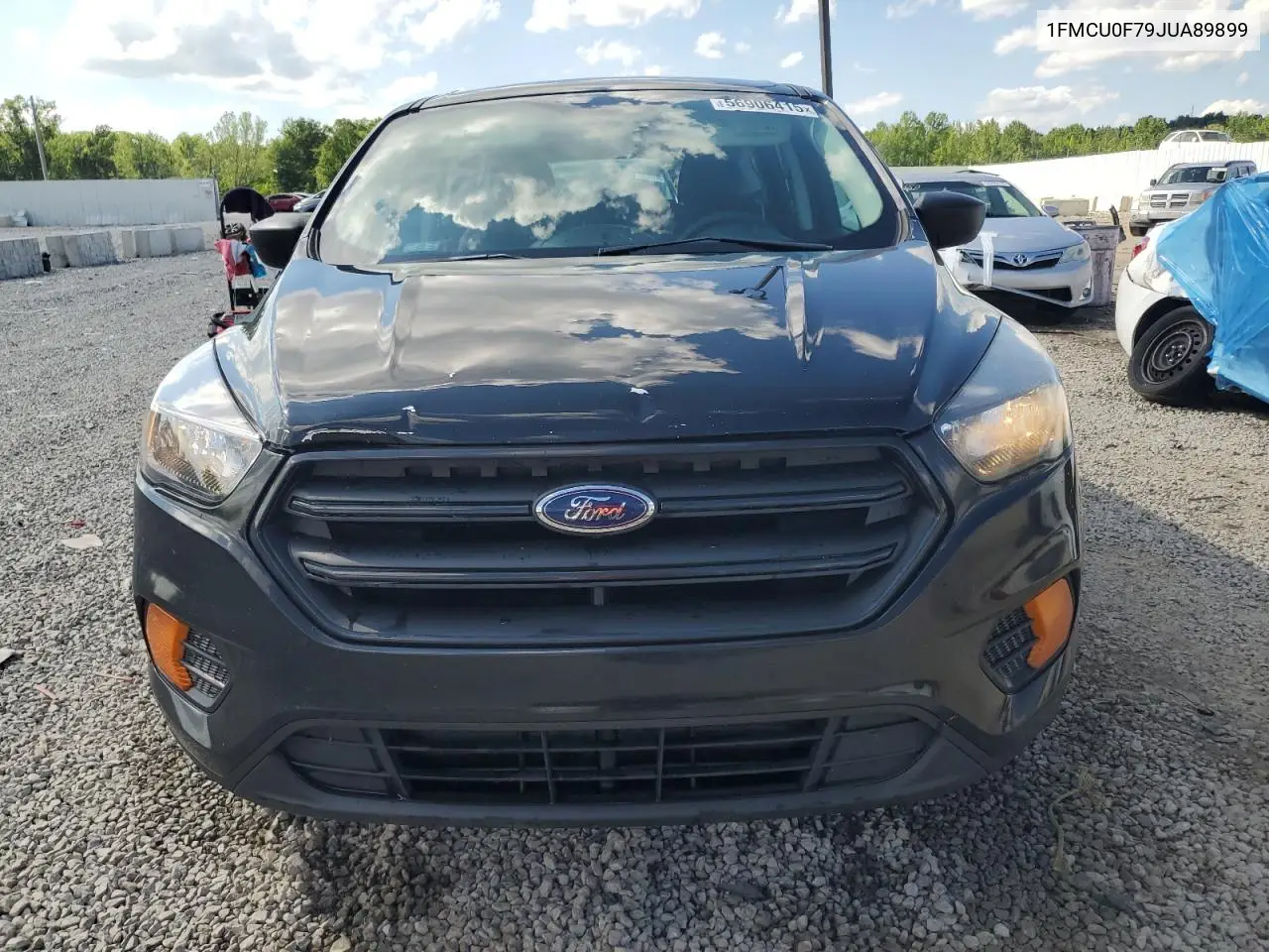 2018 Ford Escape S VIN: 1FMCU0F79JUA89899 Lot: 56906415