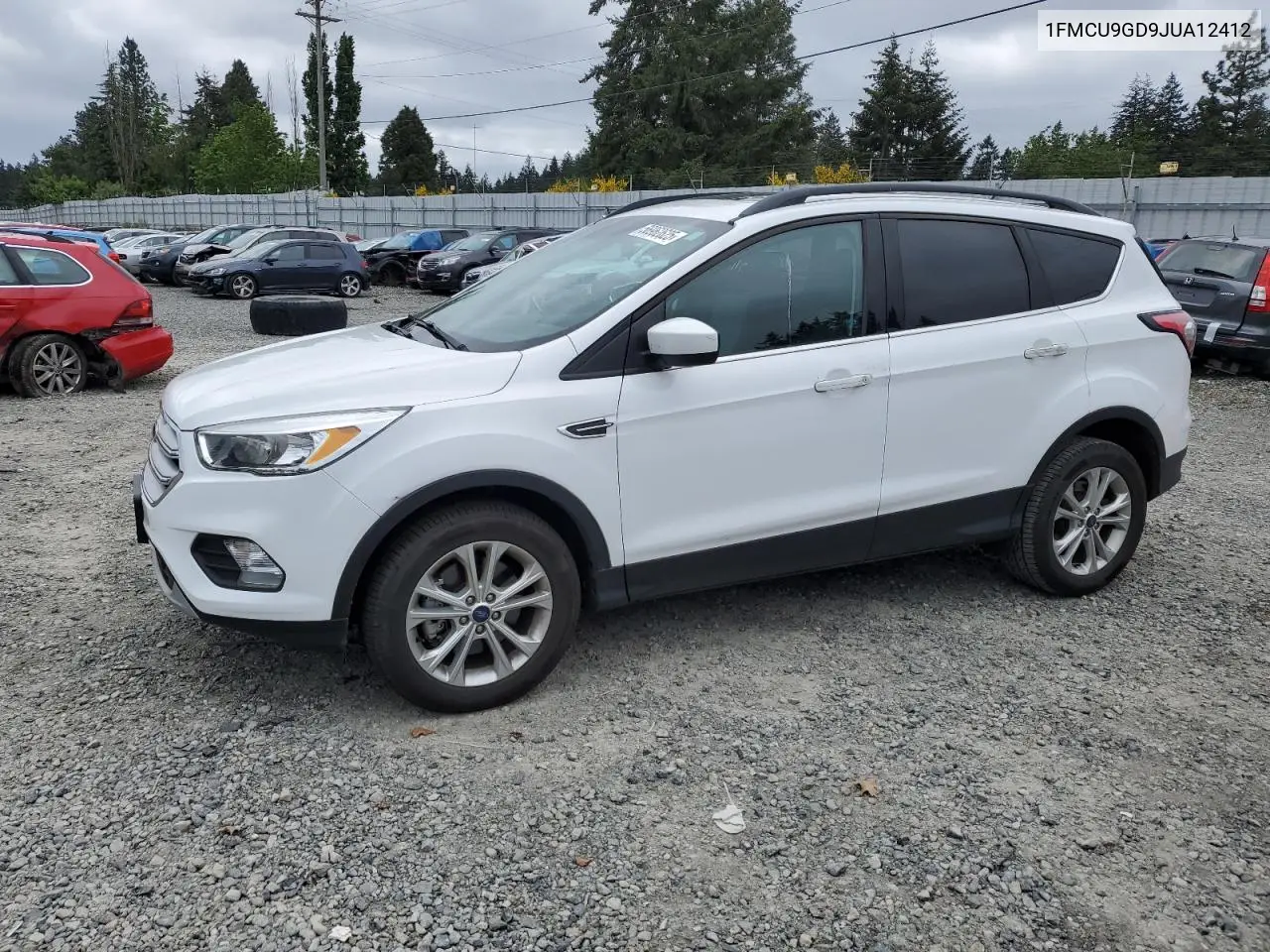 2018 Ford Escape Se VIN: 1FMCU9GD9JUA12412 Lot: 56962625