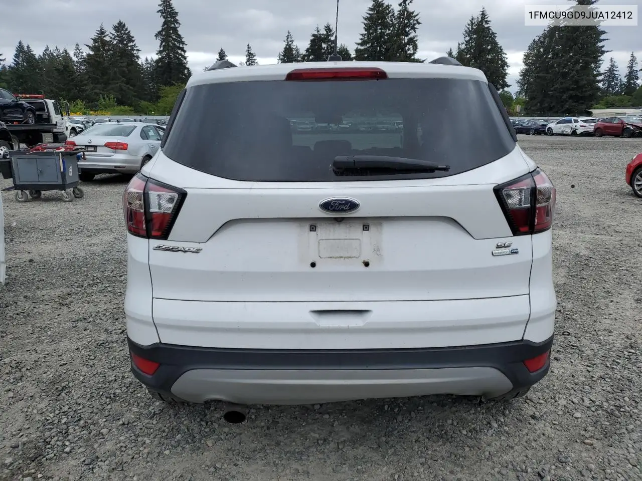 2018 Ford Escape Se VIN: 1FMCU9GD9JUA12412 Lot: 56962625
