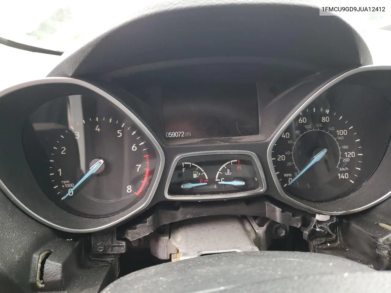 2018 Ford Escape Se VIN: 1FMCU9GD9JUA12412 Lot: 56962625