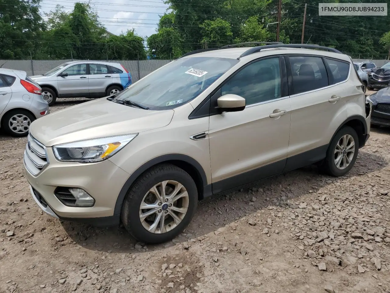2018 Ford Escape Se VIN: 1FMCU9GD8JUB94233 Lot: 62559205