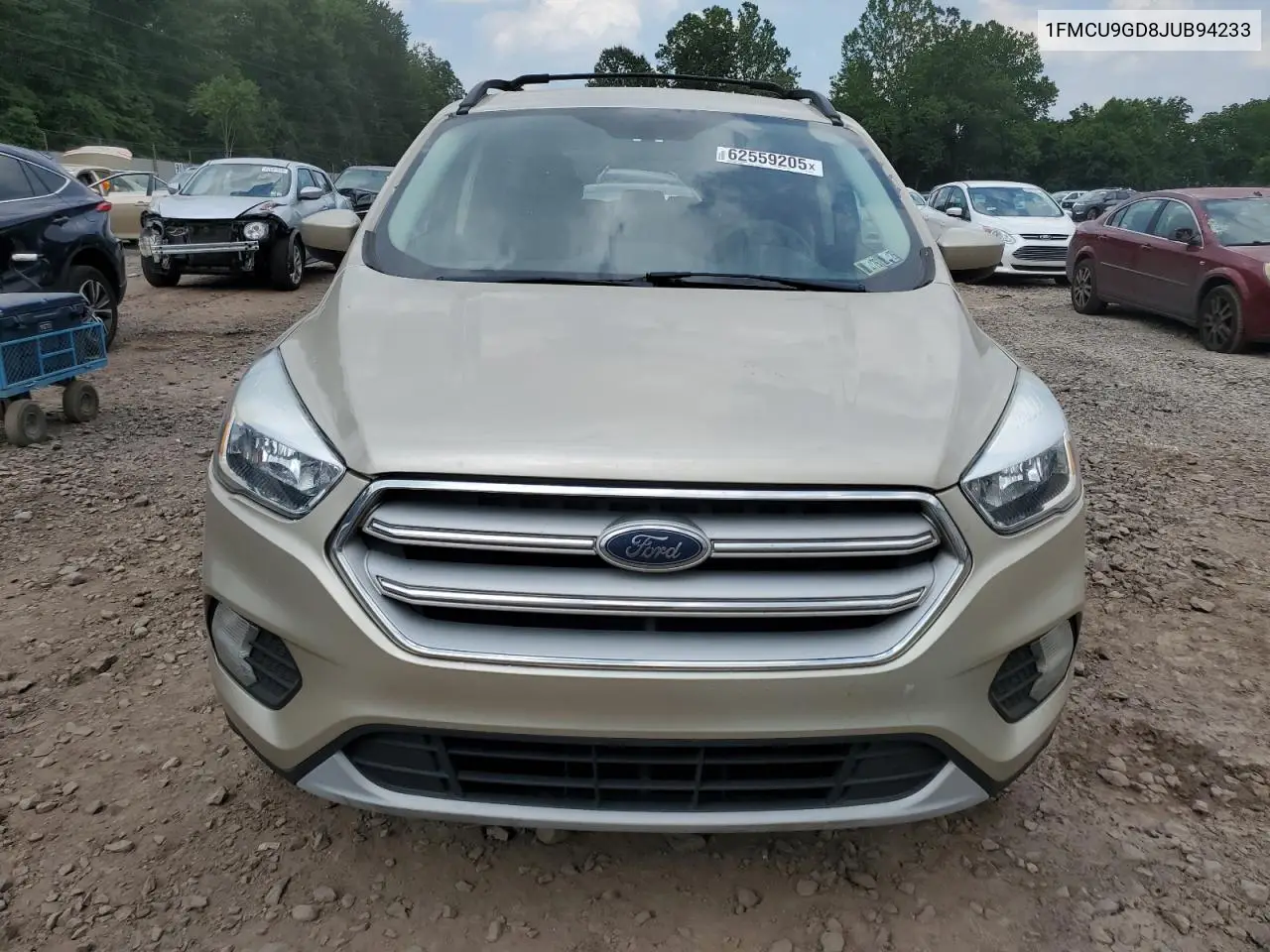 2018 Ford Escape Se VIN: 1FMCU9GD8JUB94233 Lot: 62559205