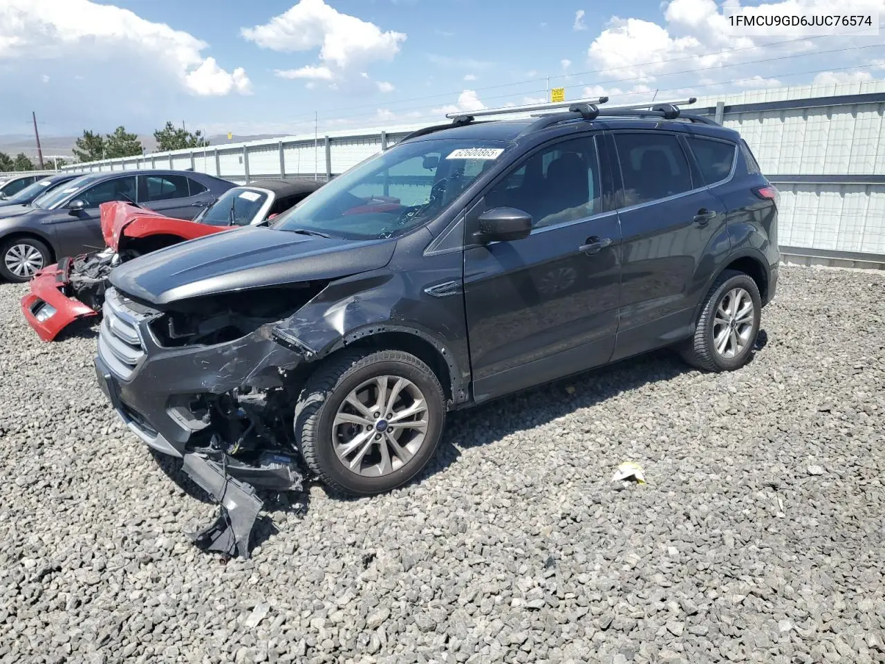 2018 Ford Escape Se VIN: 1FMCU9GD6JUC76574 Lot: 62600865