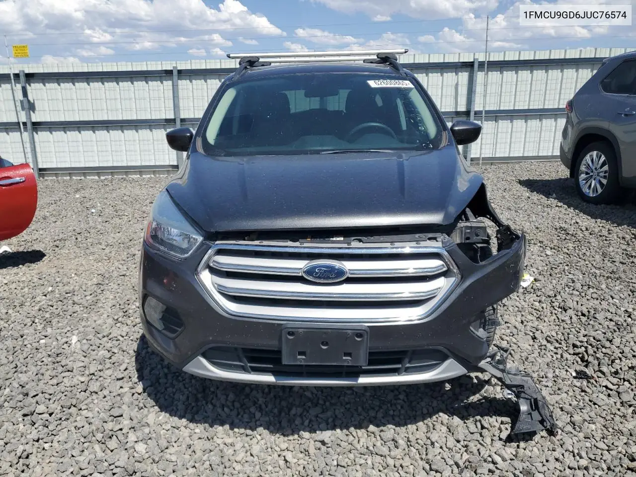 2018 Ford Escape Se VIN: 1FMCU9GD6JUC76574 Lot: 62600865