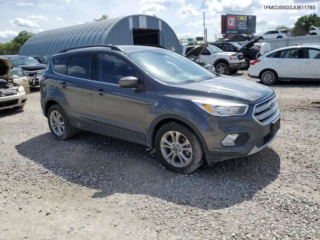 2018 Ford Escape Se VIN: 1FMCU0GD2JUB11780 Lot: 62694215