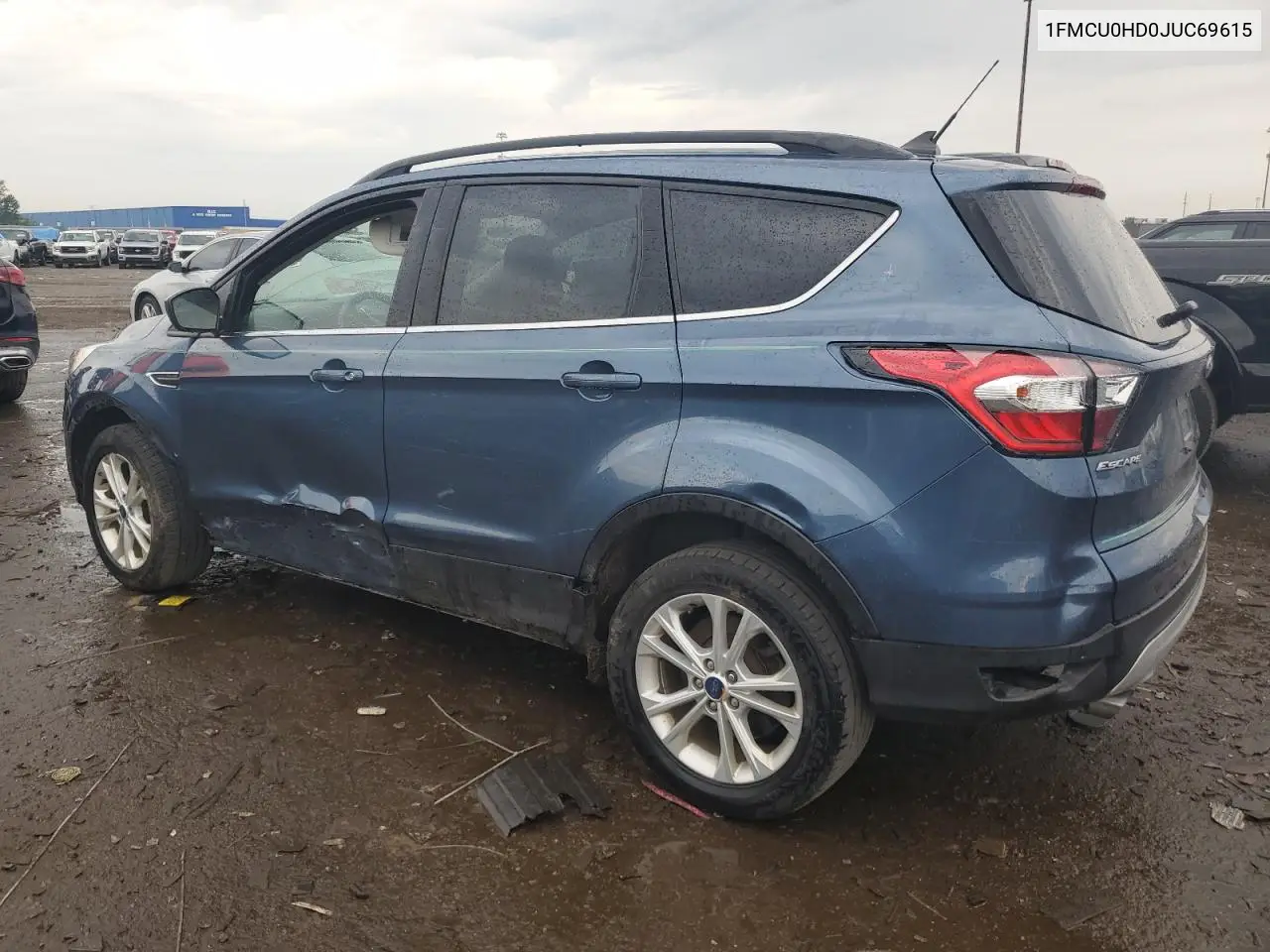 2018 Ford Escape Sel VIN: 1FMCU0HD0JUC69615 Lot: 62897075