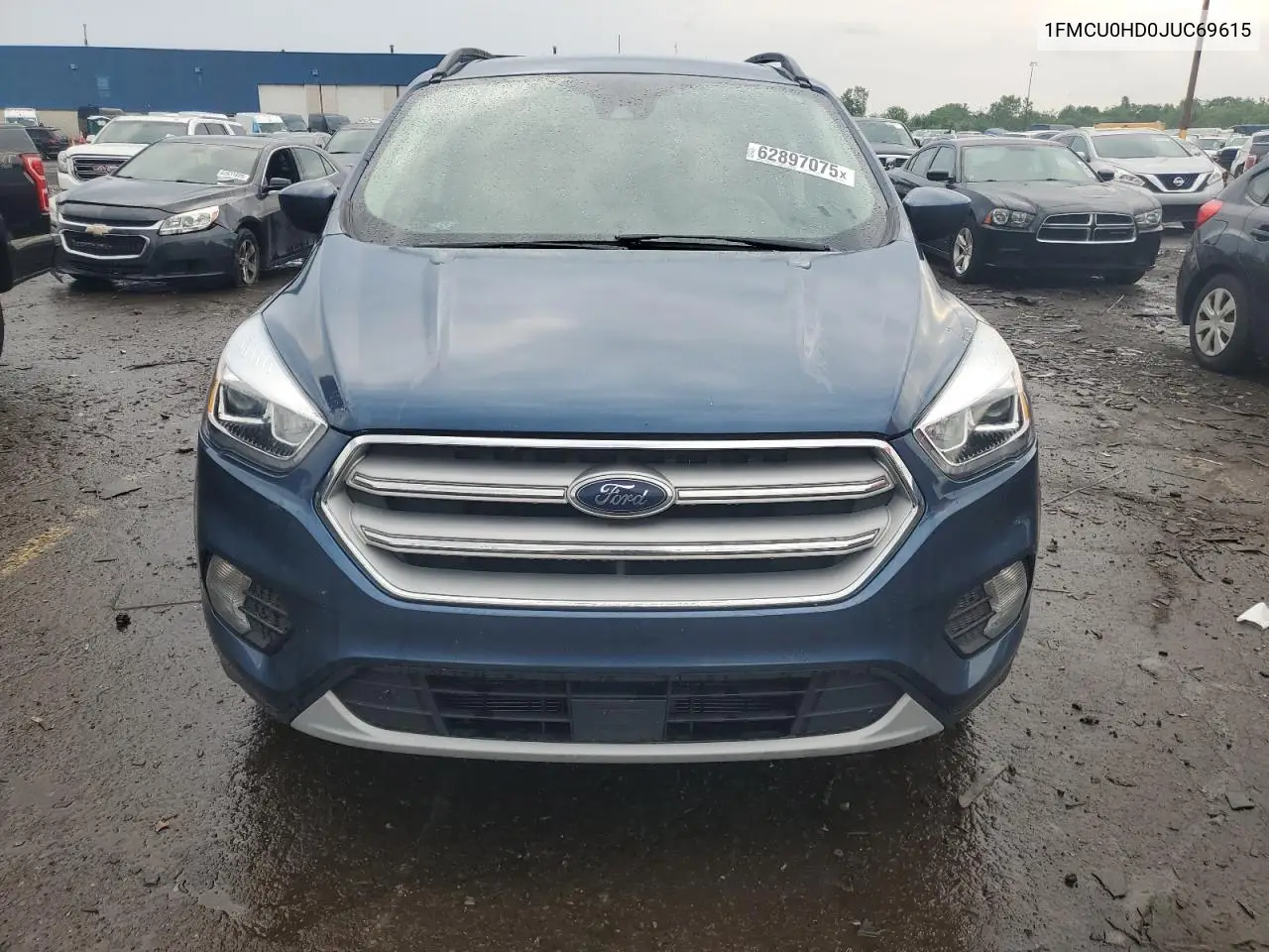 2018 Ford Escape Sel VIN: 1FMCU0HD0JUC69615 Lot: 62897075