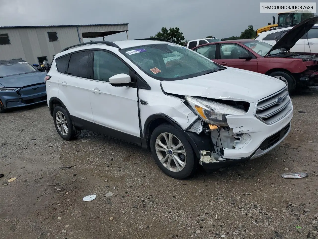 2018 Ford Escape Se VIN: 1FMCU0GD3JUC87639 Lot: 63023445