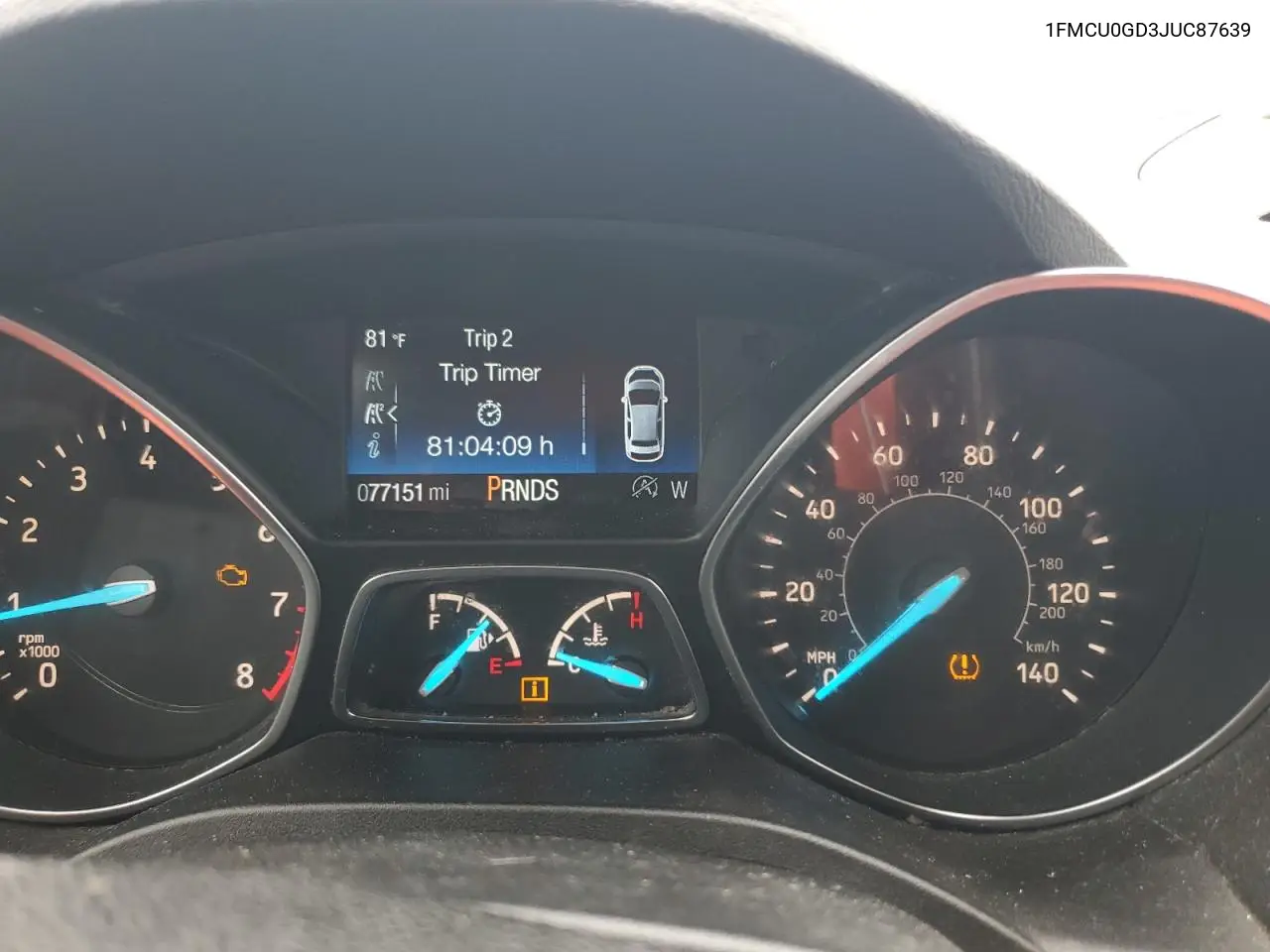 2018 Ford Escape Se VIN: 1FMCU0GD3JUC87639 Lot: 63023445
