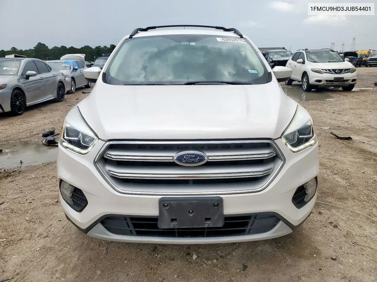 2018 Ford Escape Sel VIN: 1FMCU9HD3JUB54401 Lot: 63052015