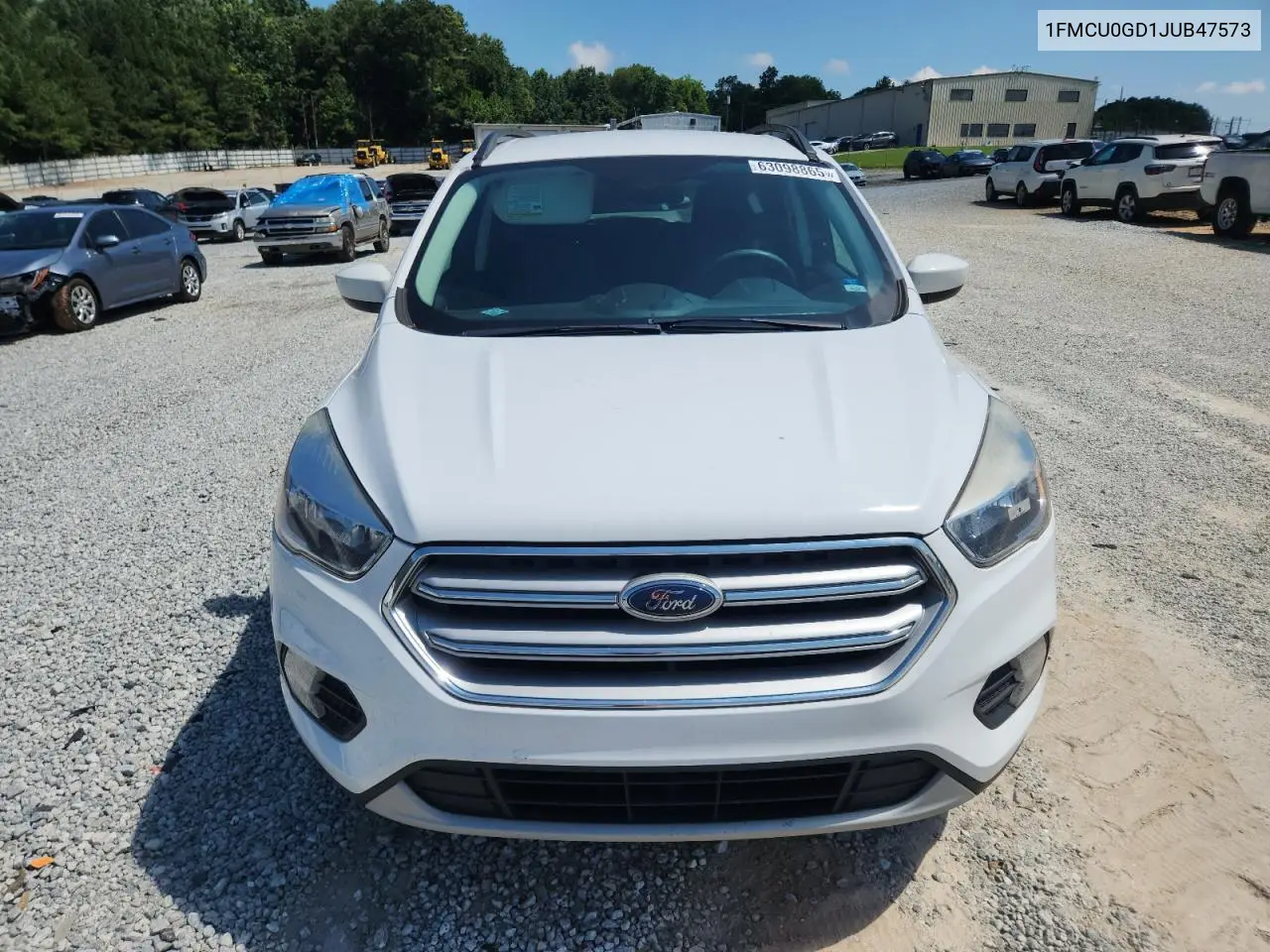 2018 Ford Escape Se VIN: 1FMCU0GD1JUB47573 Lot: 63098865