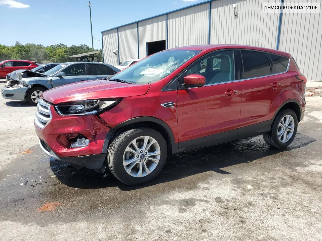 2019 Ford Escape Se VIN: 1FMCU0GD6KUA12106 Lot: 55255995