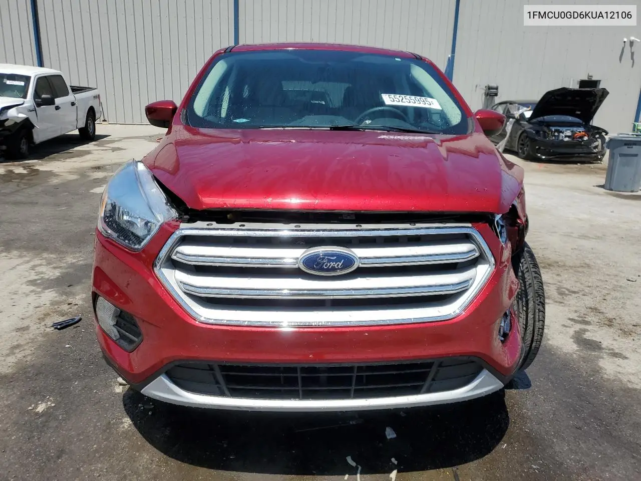 2019 Ford Escape Se VIN: 1FMCU0GD6KUA12106 Lot: 55255995