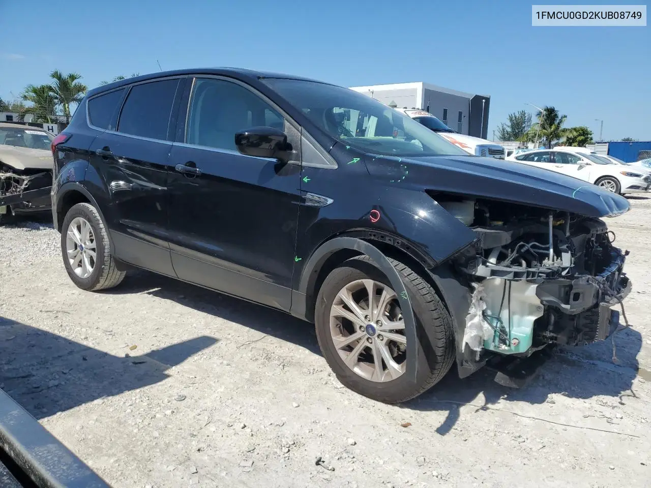 2019 Ford Escape Se VIN: 1FMCU0GD2KUB08749 Lot: 56902745